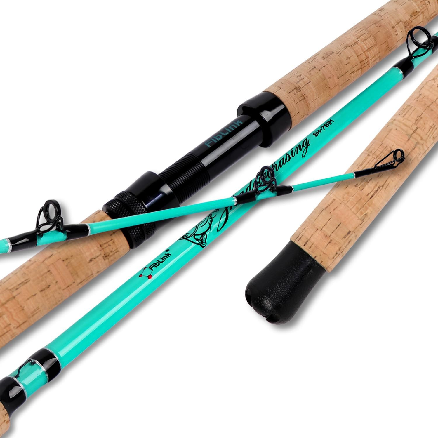 Catfish Fishing Rods, 1 Piece/2 Piece Catfishing Pole, Portable Travel