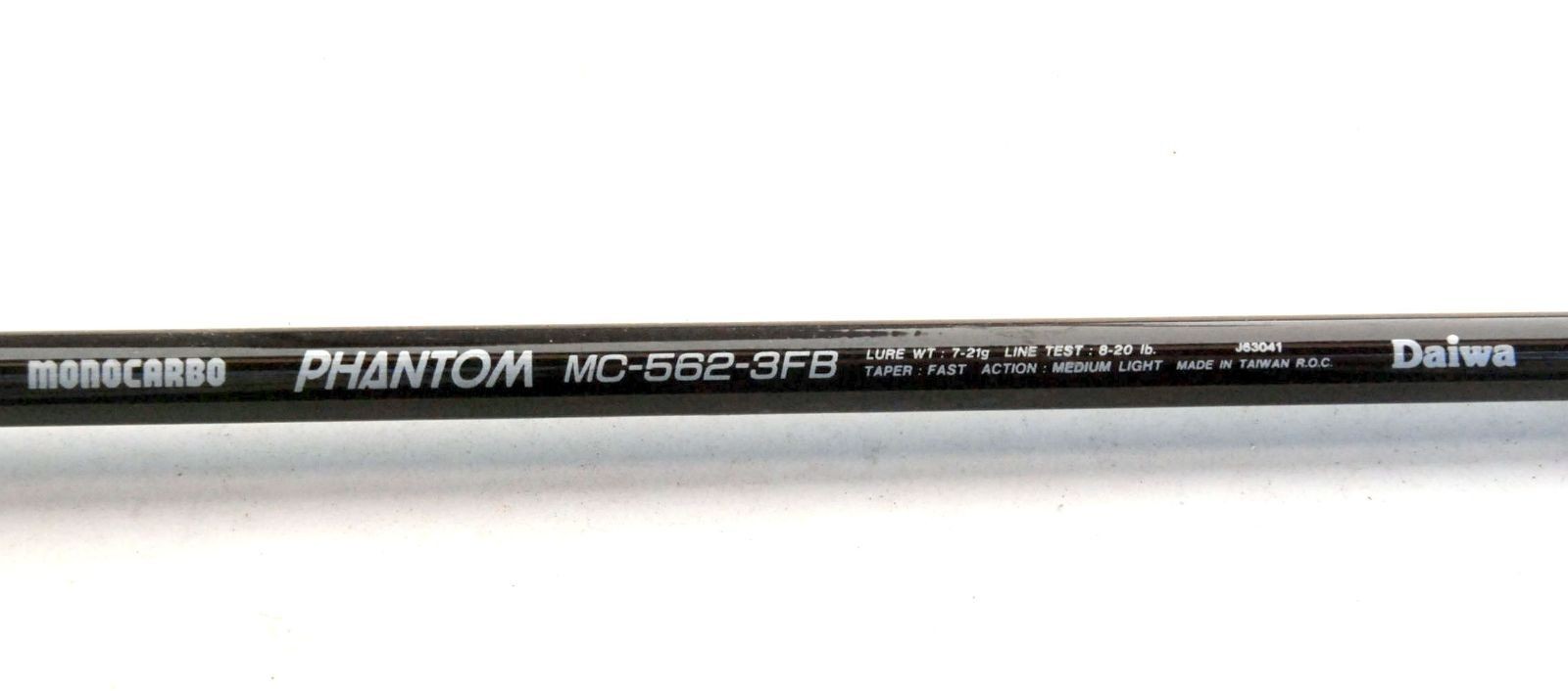 Daiwa Phantom MC562-3FB Baitcasting Rod 5.6ft 7-21g lures 8-20lb used
