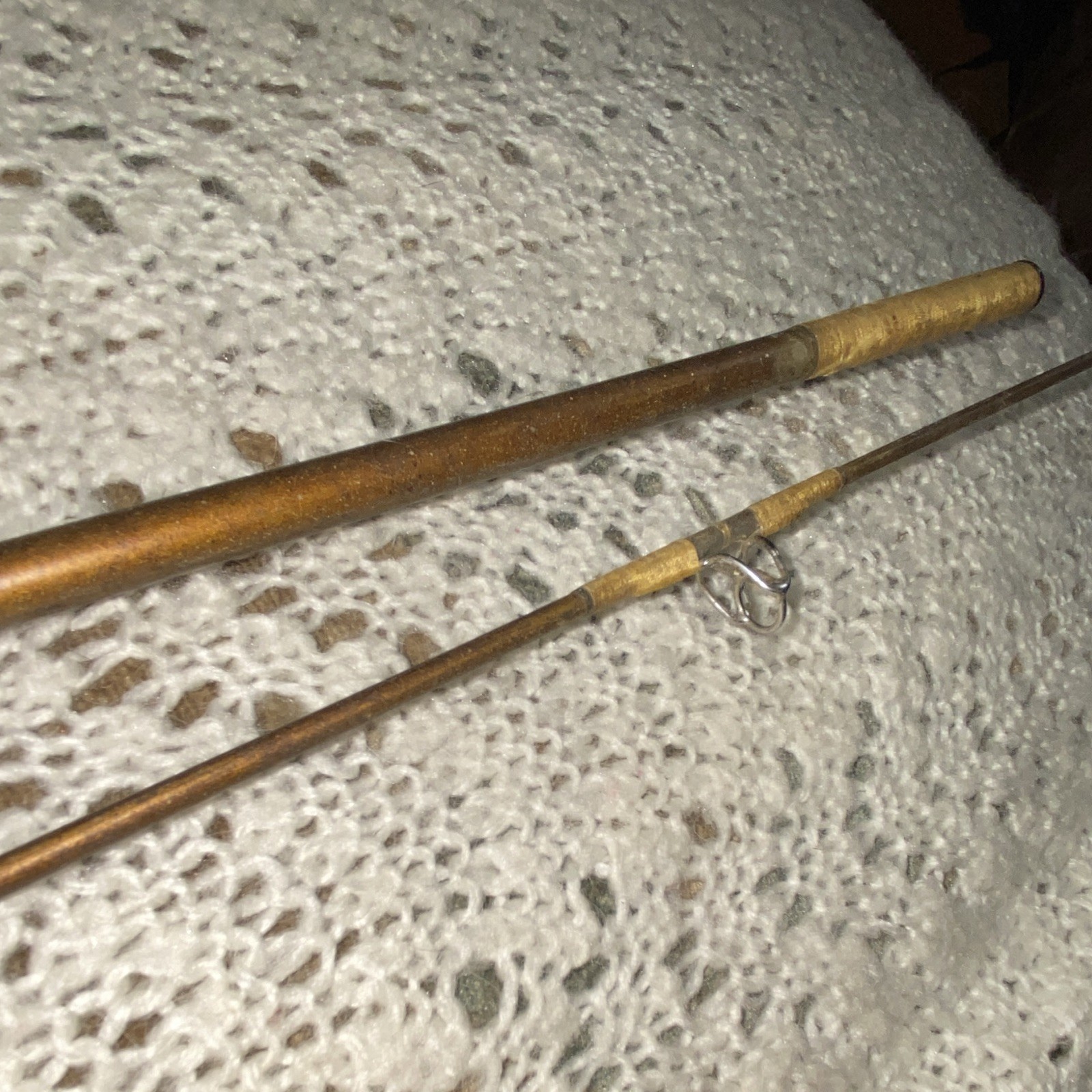 Shakespeare Kev 8ft 6in Casting Rod Brown Cork Split Grip MH Moderate 2pc