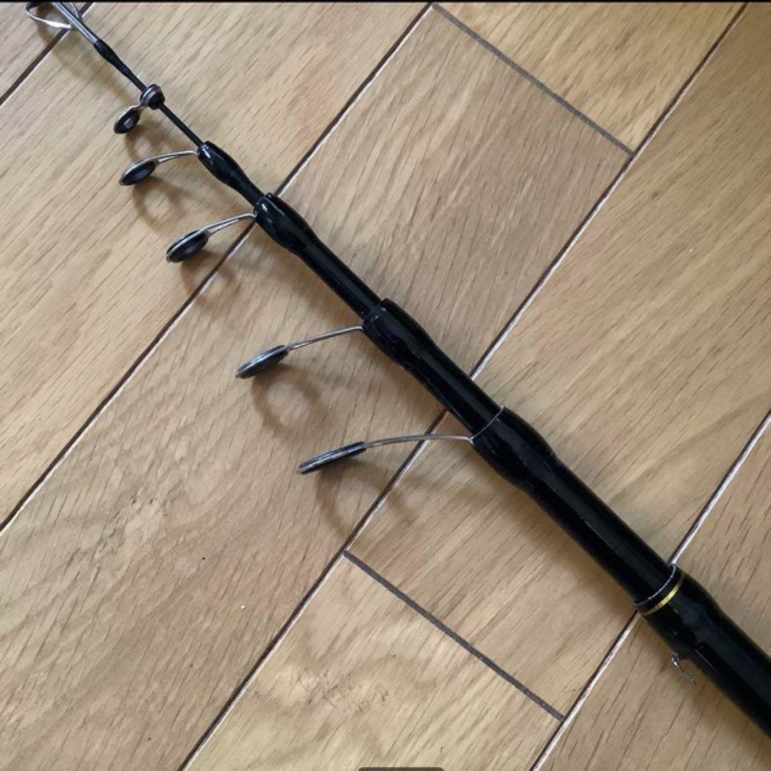 Shore Gigi 2.1m Compact Spinning Rod & Reel Set #3000 for Seabass, Used