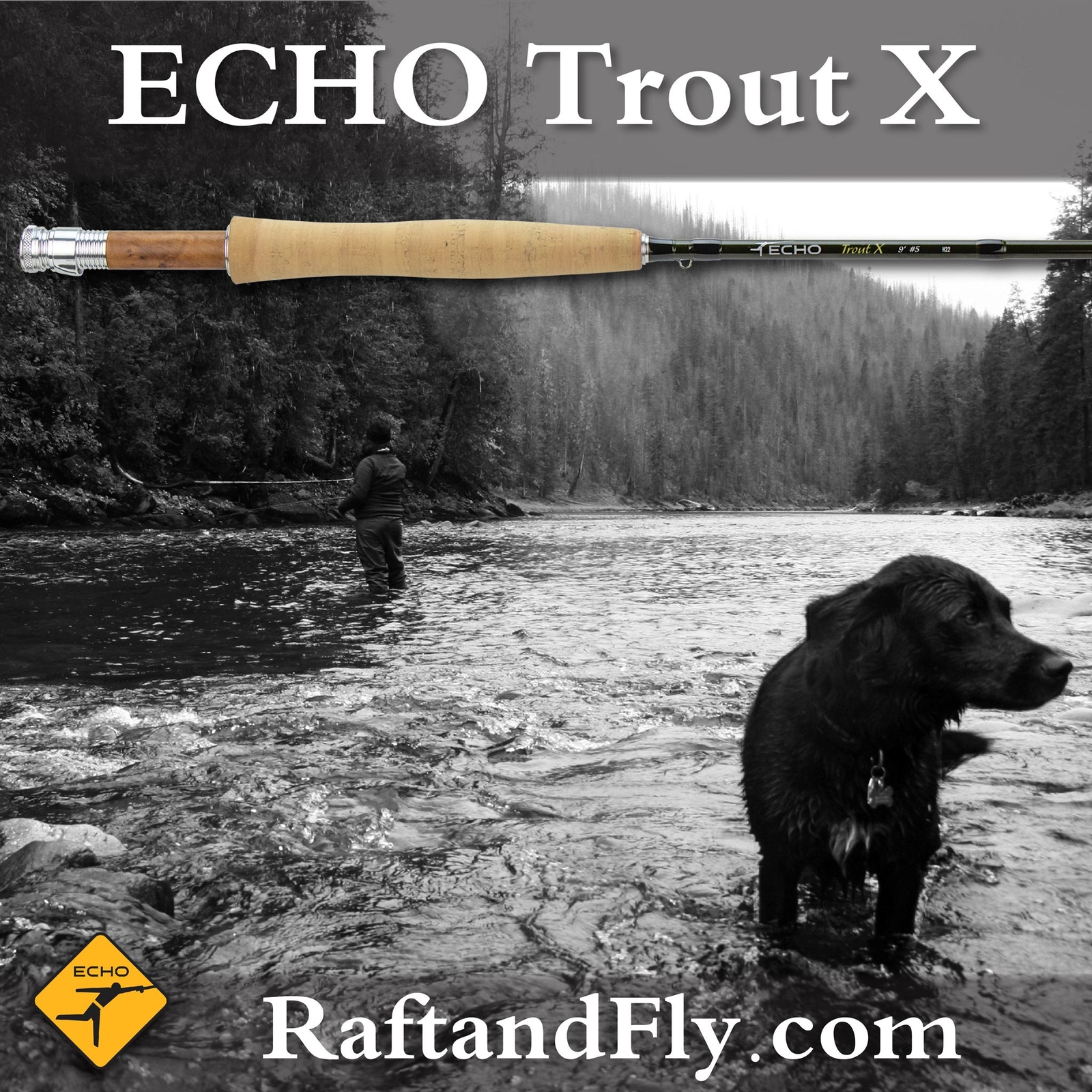 Echo Trout X 4wt 9’0″ Fly Rod – Lifetime Warranty – FREE SHIPPING