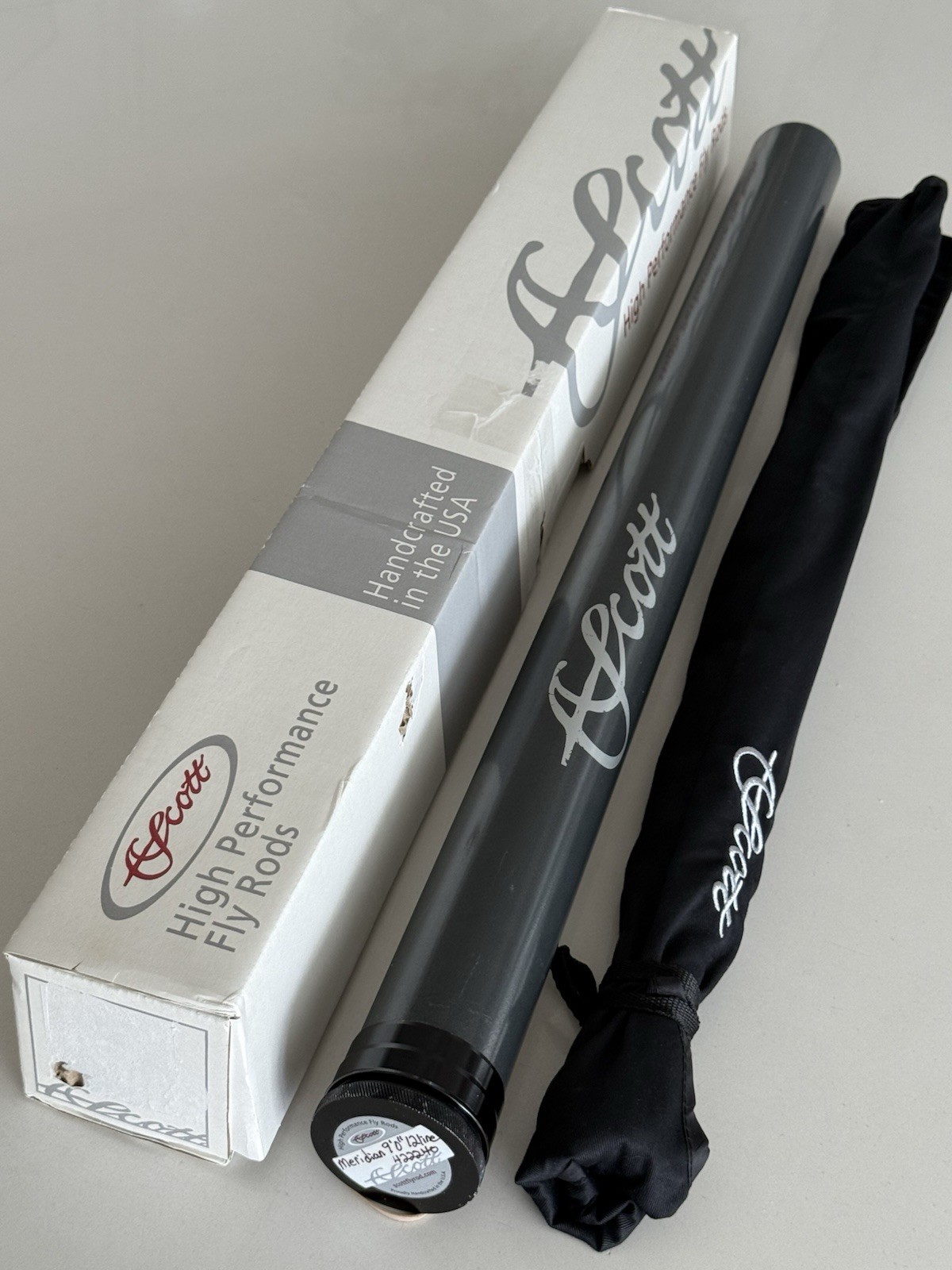 **BEAUTIFUL** 🔥 SCOTT MERIDIAN 12wt. 9’ft~4pc FlyRod!!! 🔥~LEGENDARY~