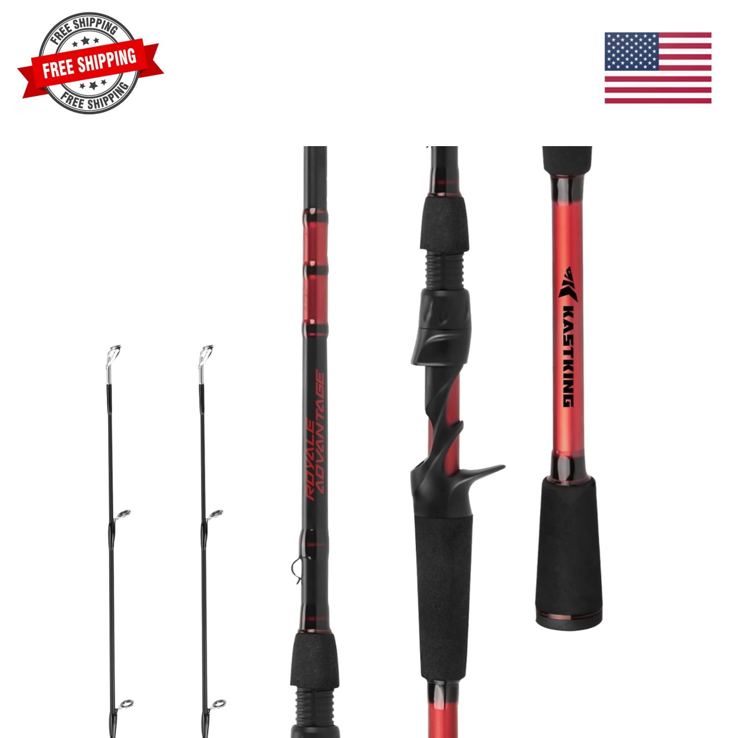 Royale Advantage Fishing Rod, Spinning Rod & Casting Rod, IM6 Graphite Blanks…
