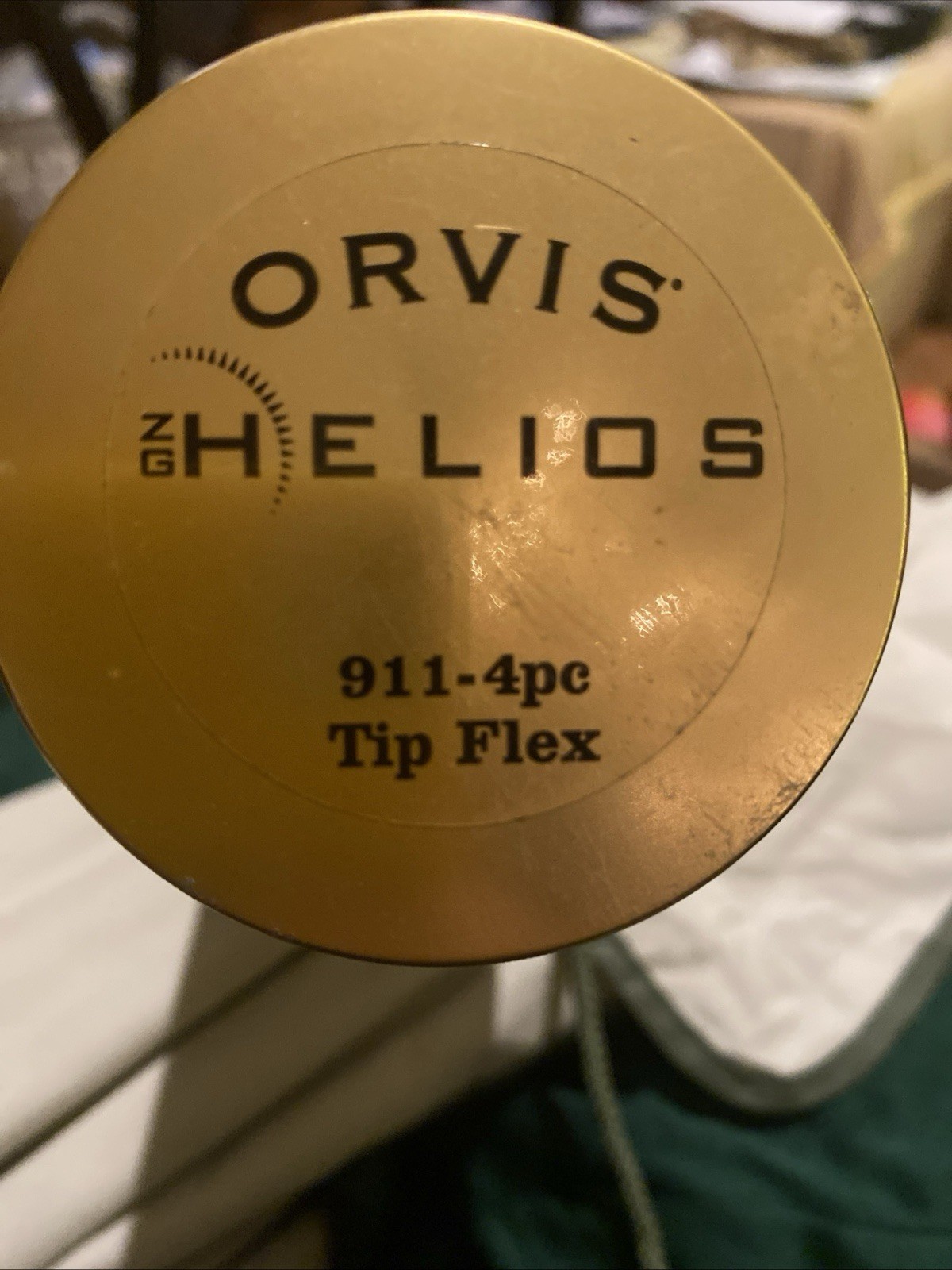 ORVIS ZG ) HeLios 911-4 pc Tip Flex fly rod and metal tube