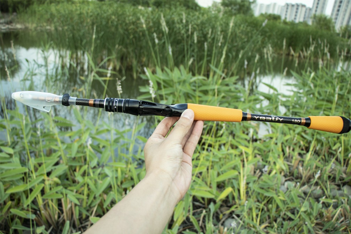 1.8/2.1/2.4M Telescopic Fishing Rod High Carbon Fiber Spinning Carp Feeder Rod