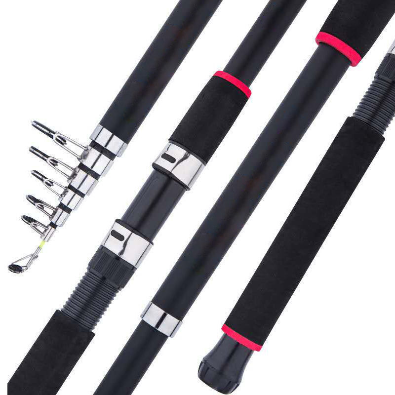2.0FT Strong Support Fishing Rod Carbon Fiber Portable Medium Fast Lightweight