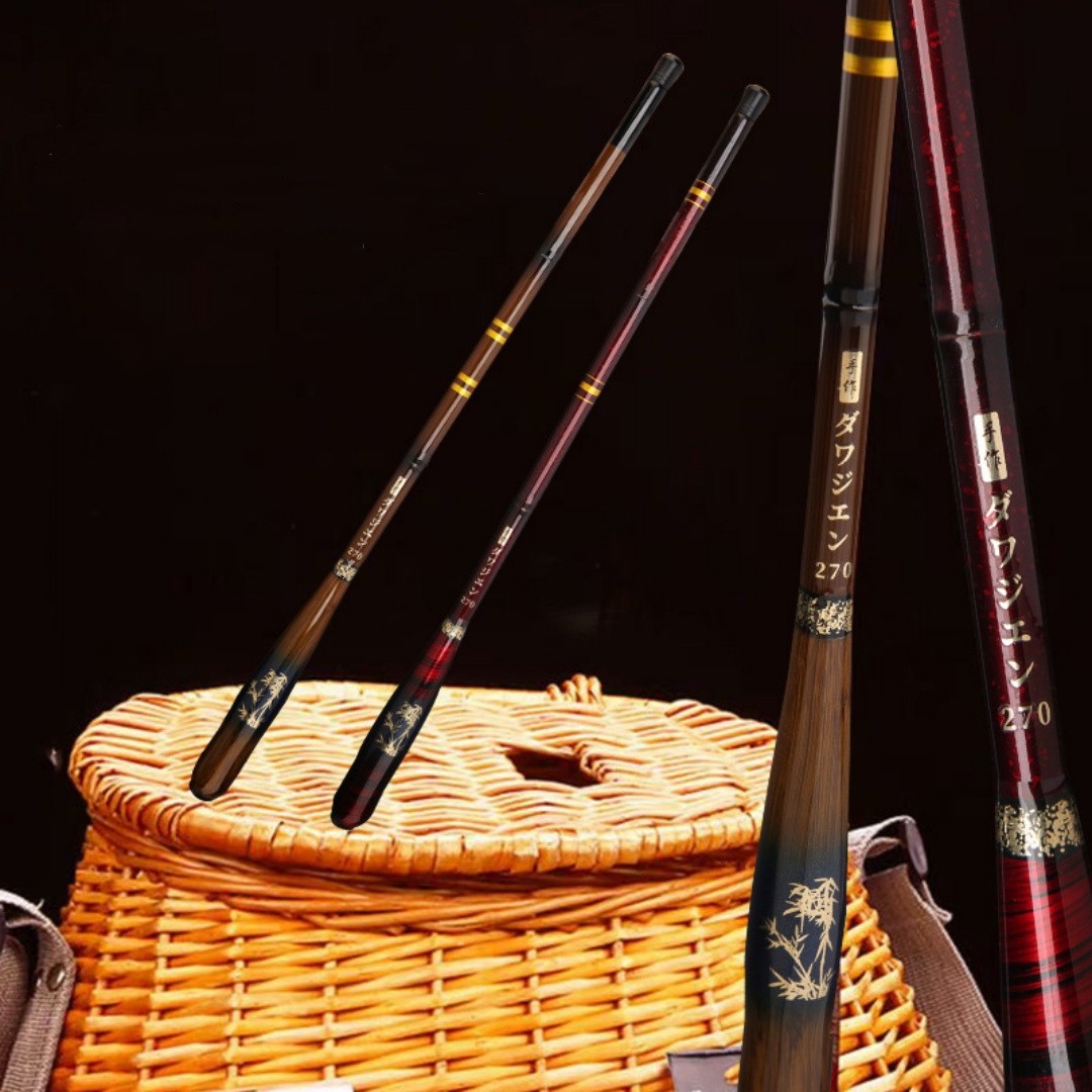 1Pcs Miniature short-section carbon fiber small fishing rod small accessory rod