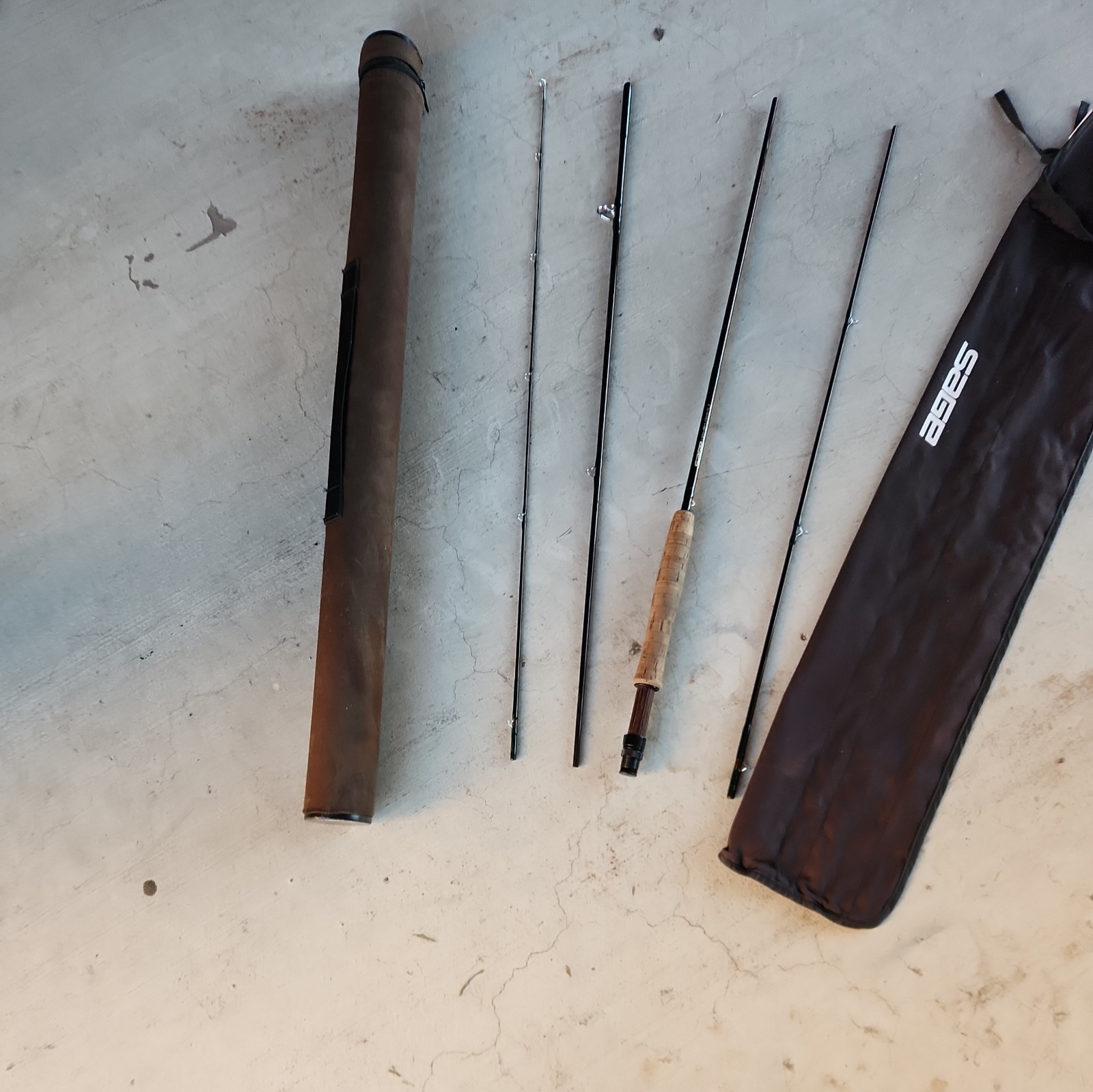 Sage DS2 690-4 Graphite II Fly Rod 9′ 4 Piece #6 Rare Rod with Sage Case