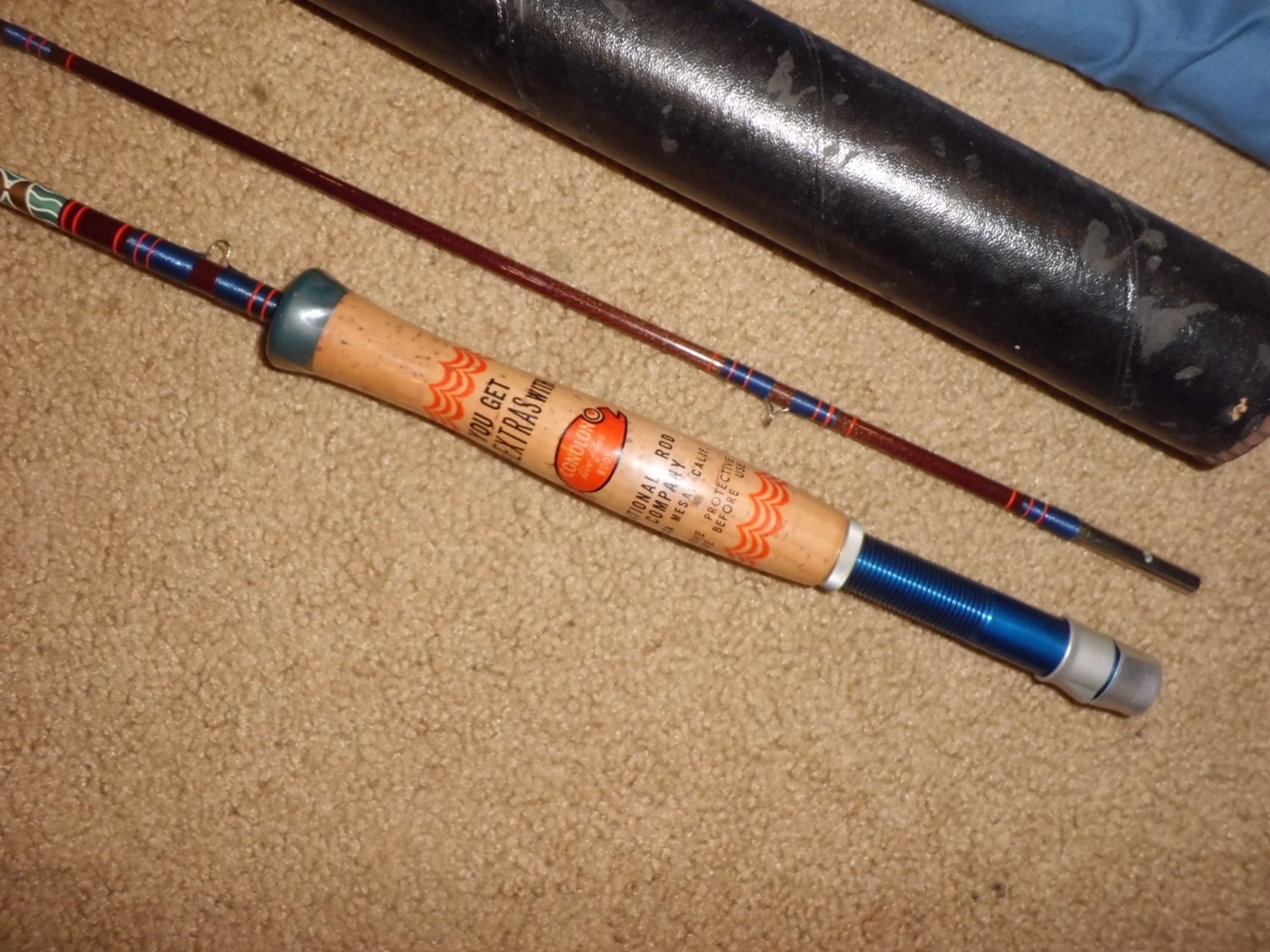 NOS Vintage CONOLON Live Fiber Teeny Tiny 6105 Fly 5’6″ Rod made in USA MUST SEE