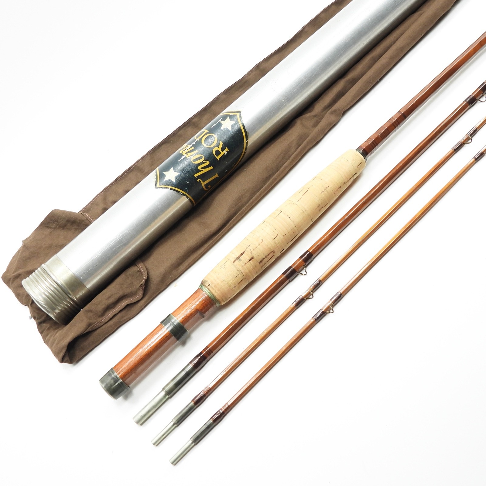 F.E. Thomas “Special” Bamboo Fly Fishing Rod. 8 1/2’. 3/2. W/ Tube & Sock.