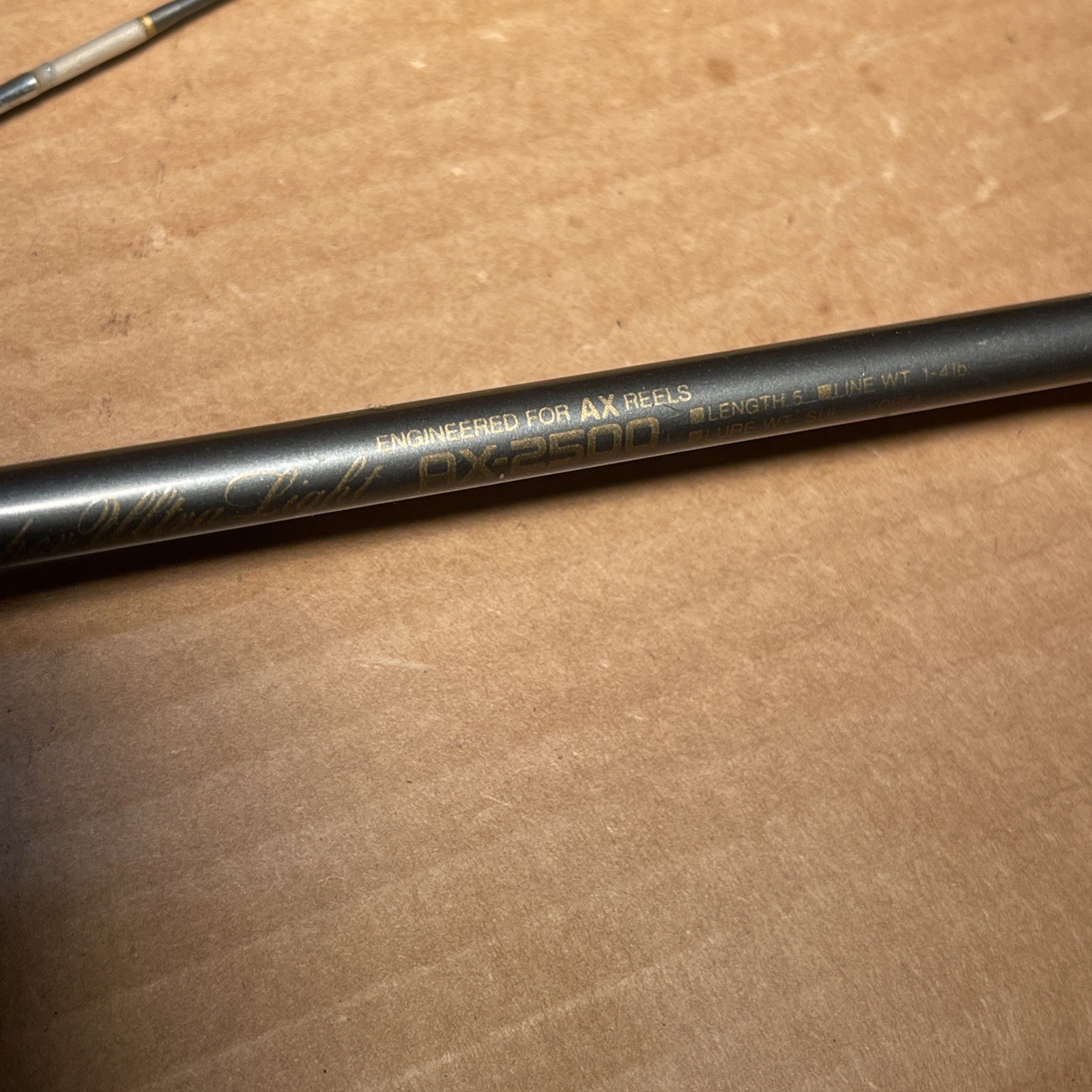 Vintage Shimano AX-2500 5’ Ultra Light Spin Rod 1-4lb 2-Piece graphite