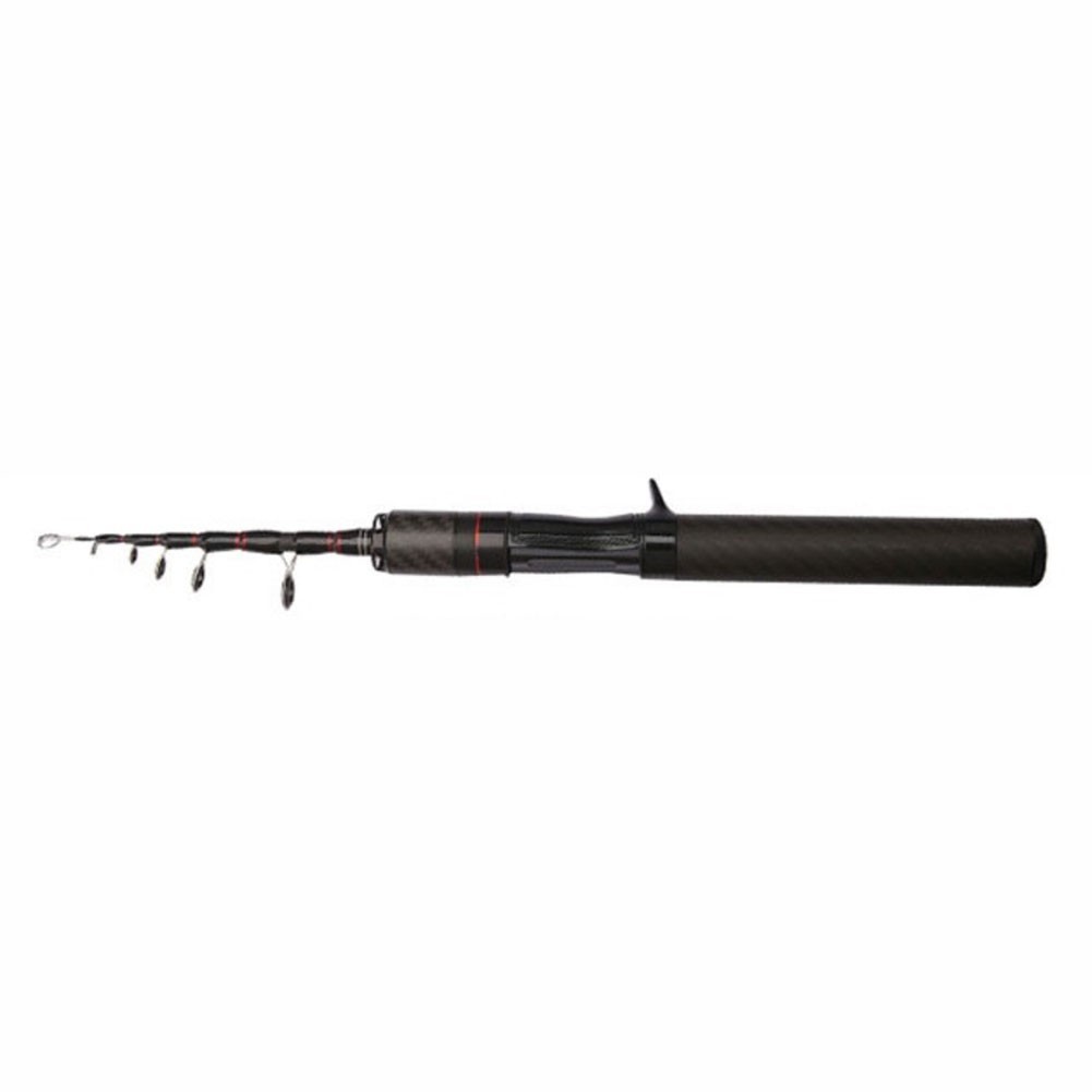 150cm 160cm Portable Mini Fishing Rod Carbon Fiber with Silicon Carbide Rings