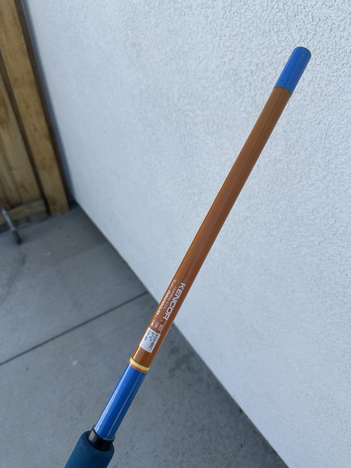 Kencor Tenlew Magnaglas 610-86C Conventional Fishing Rod 2 Piece 8’6” 10-40lb