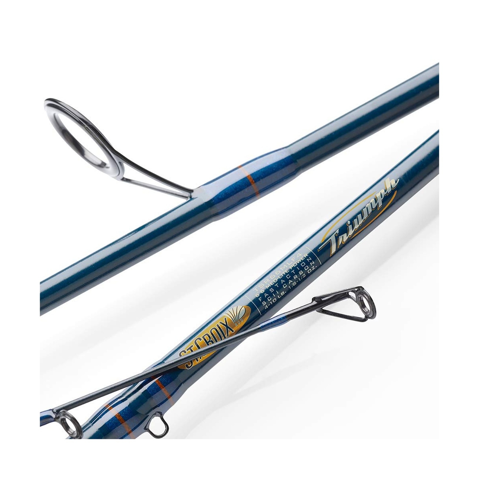 St. Croix RodsFishing Rod 6’6″ Medium/Fast 4 Pc. Deep Run Blue