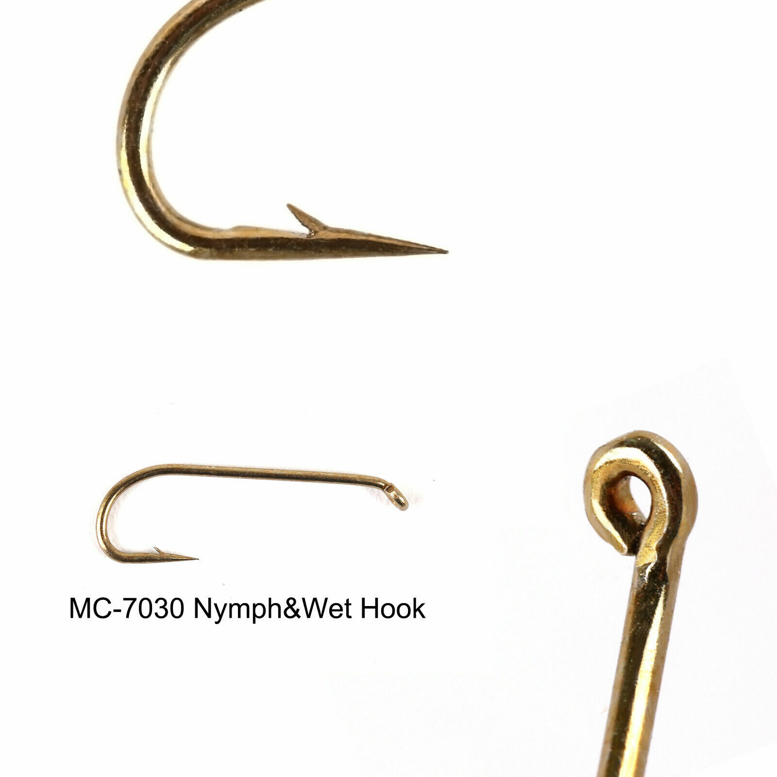 100pcs Fly Tying Hooks Dry&Wet&Nymph&Streamer&Shrimp Hooks 4# – 22#