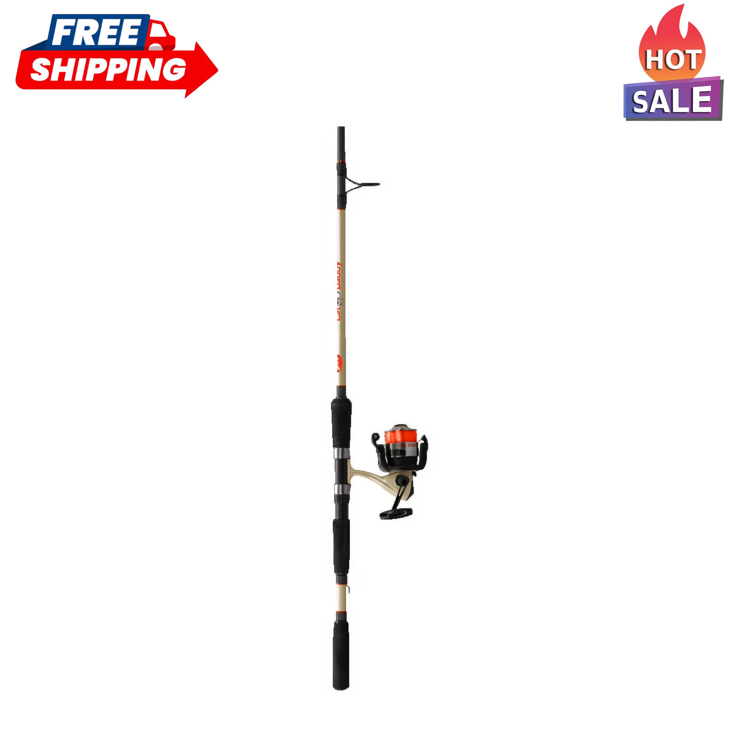 Lew’s Cat Daddy Fishing Rod Reel Combo 7ft Size 50 Spin