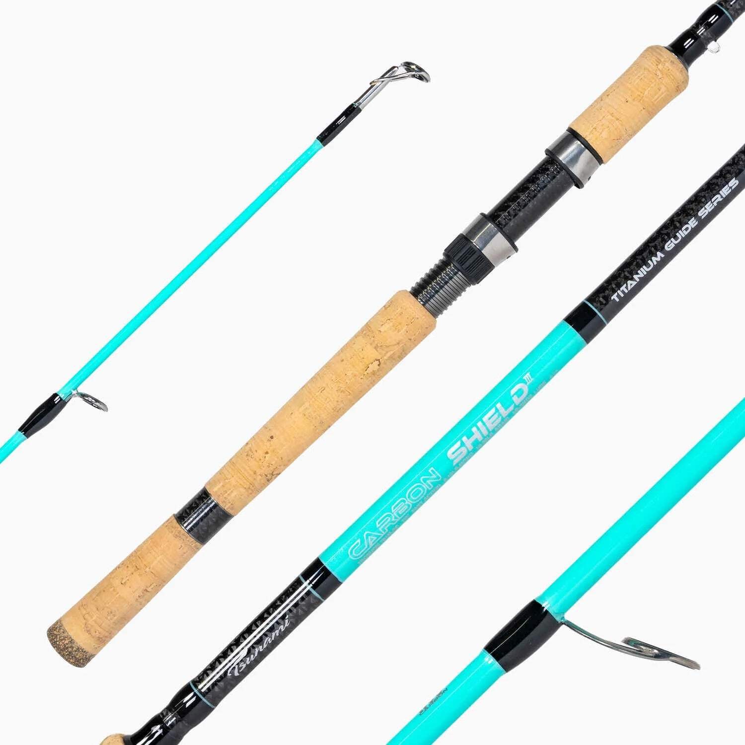Tsunami Carbon Shield III 7’0″ MH Spinning Rod – (TSCSHDIII701MH-SF) – Seafoam