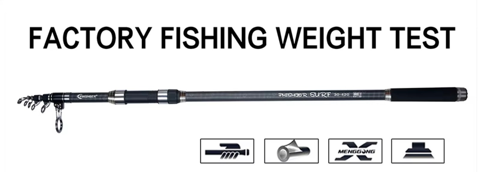Telescopic Fishing Rod Sea Saltwater Freshwater Rods Various
