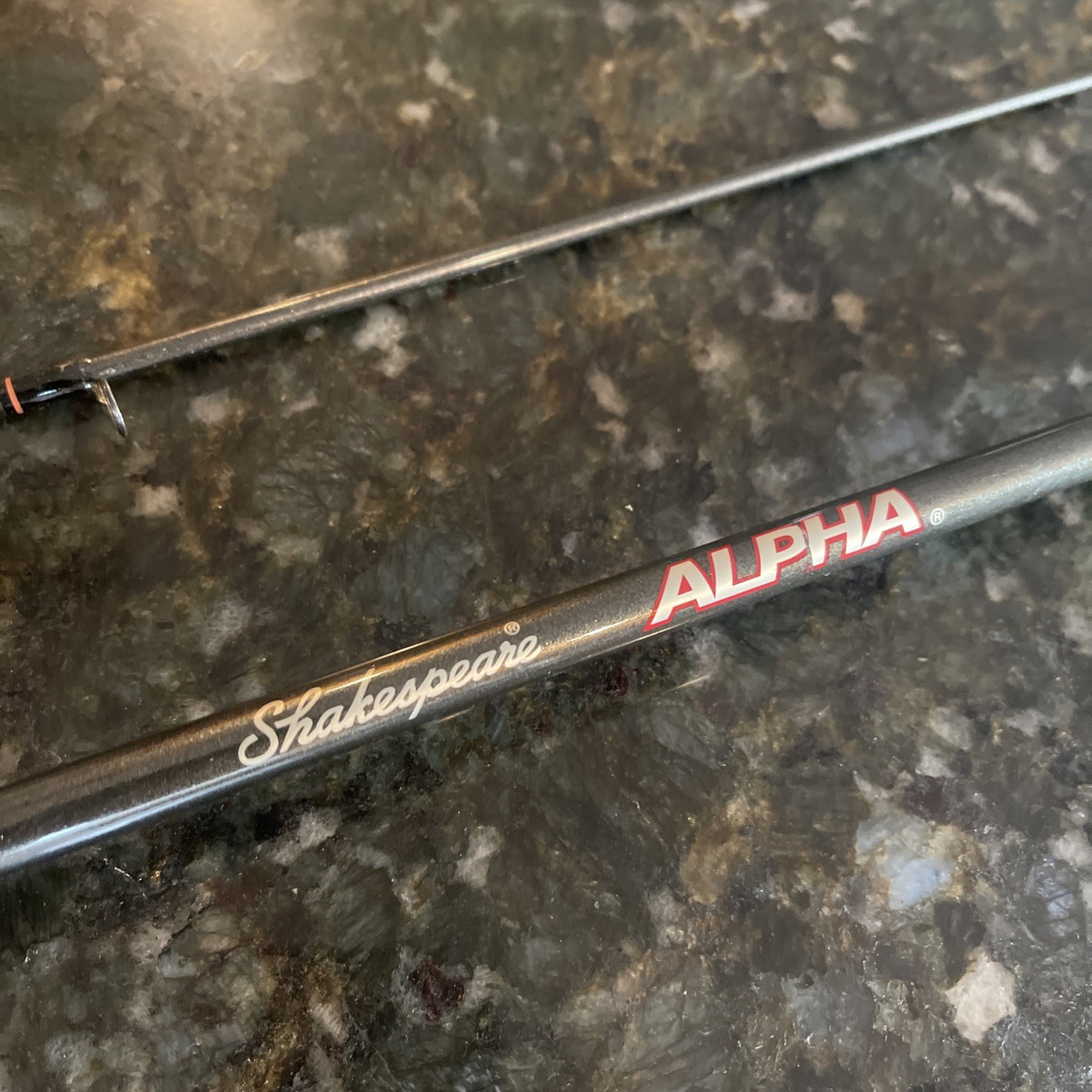 Shakespeare Alpha ALP 60 2M medium 6′ casting rod 6-12 Lb Line 2 Pc Rod