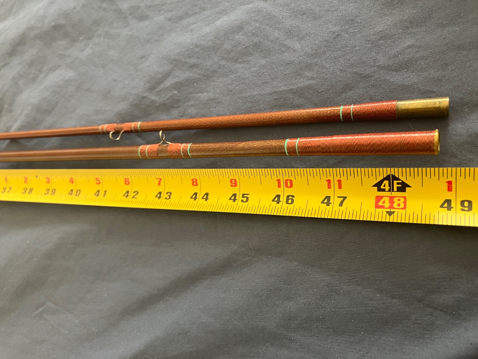 NEW VINTAGE Royal Javelin 2 pcs. 8 Ft. Fishing Rod Custom Built Conolon #78614
