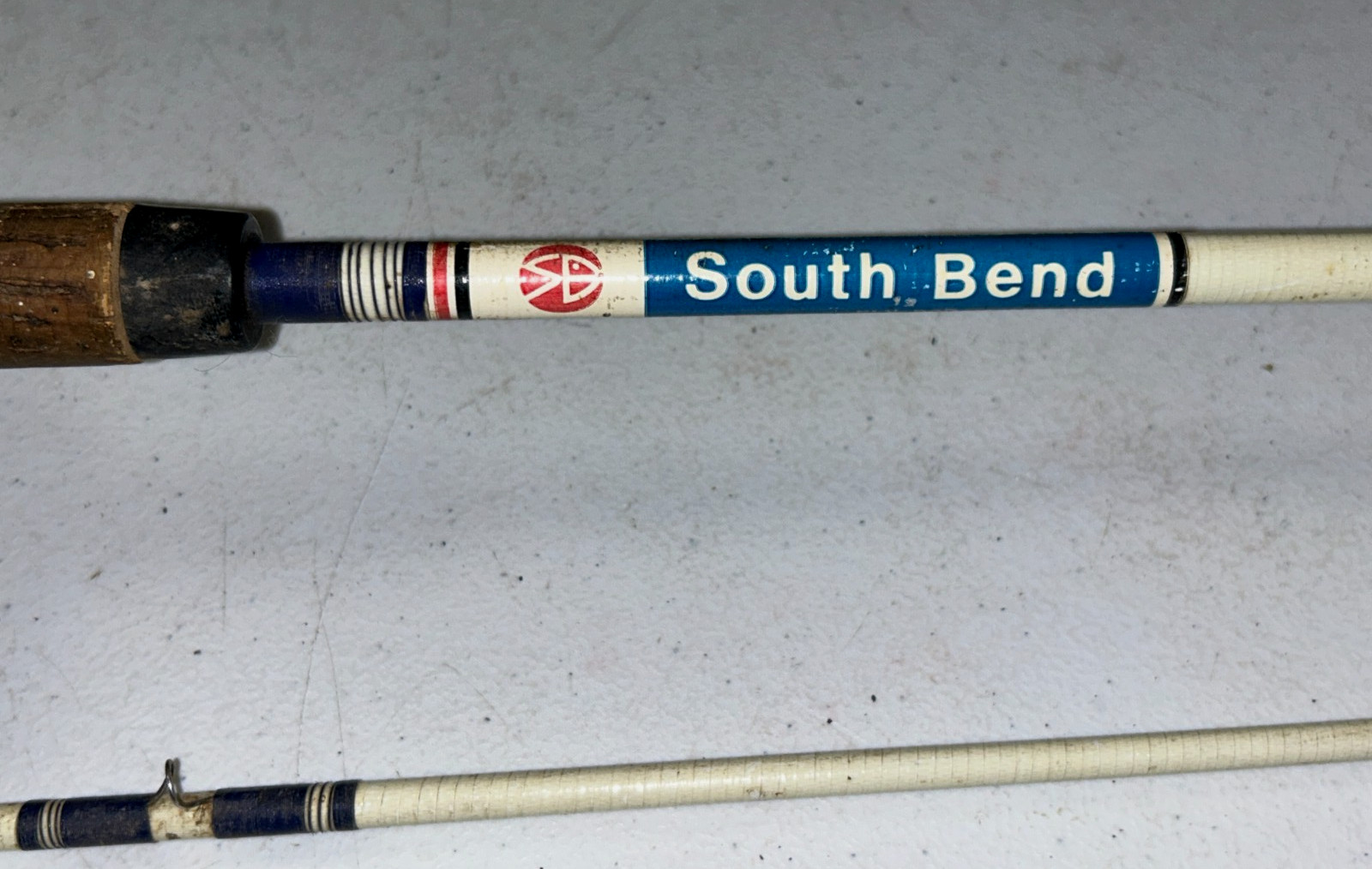 Vintage South Bend Fiberglass Fly Fishing Rod Vernley Trout Reel, 97″. 2 Piece