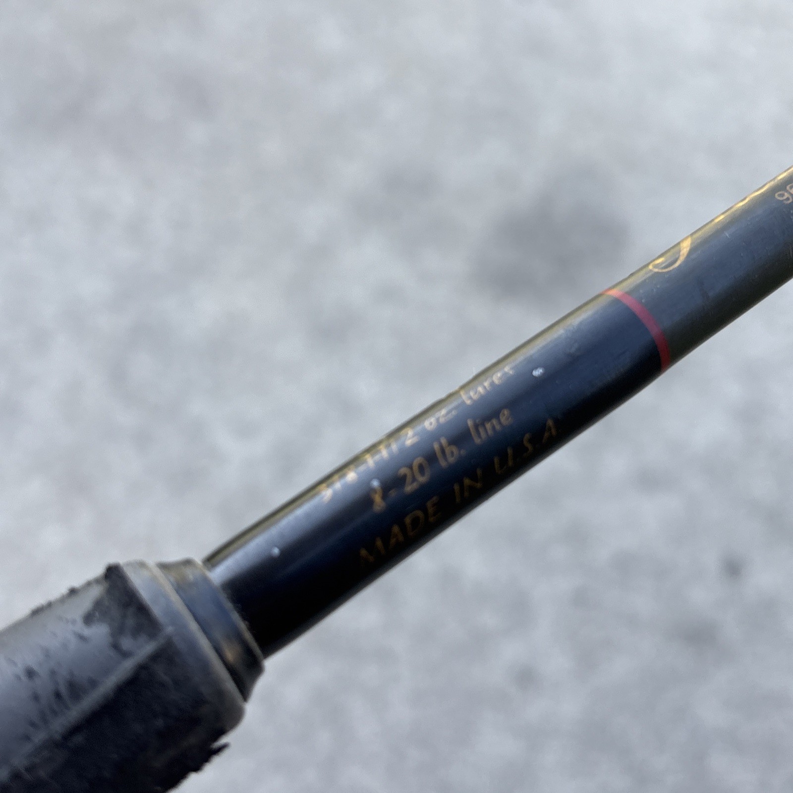 Phenix Custom Quality Graphite Inshore Casting Rod 3/8-1-1/2oz 8-20lb FOR PARTS!