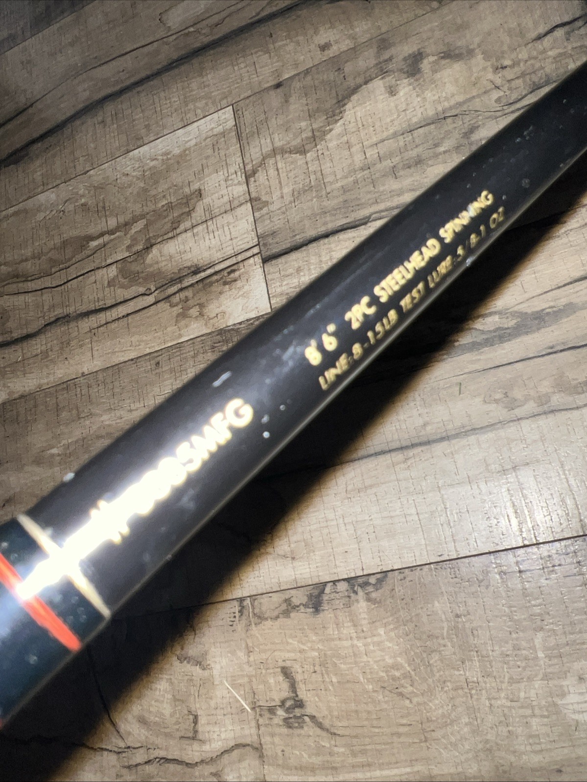 American Angler 8’ 6” Steelhead Spinning Fishing Salmon Rod #3085MFG 2-pc Nice!