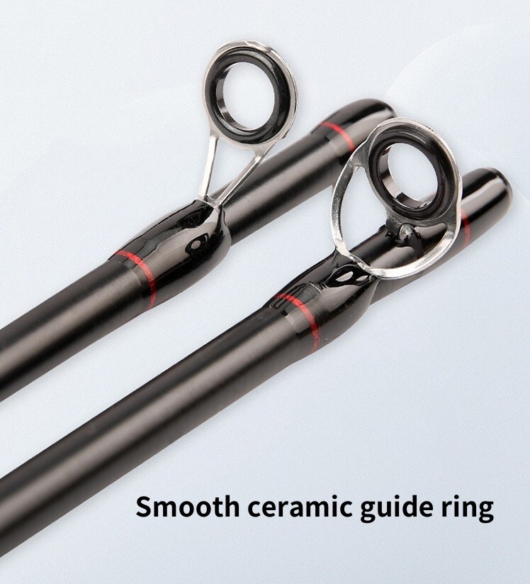 Fishing Rod Spinning Casting Carbon Fiber 5-6 Section Rod Fast Action UltraLight
