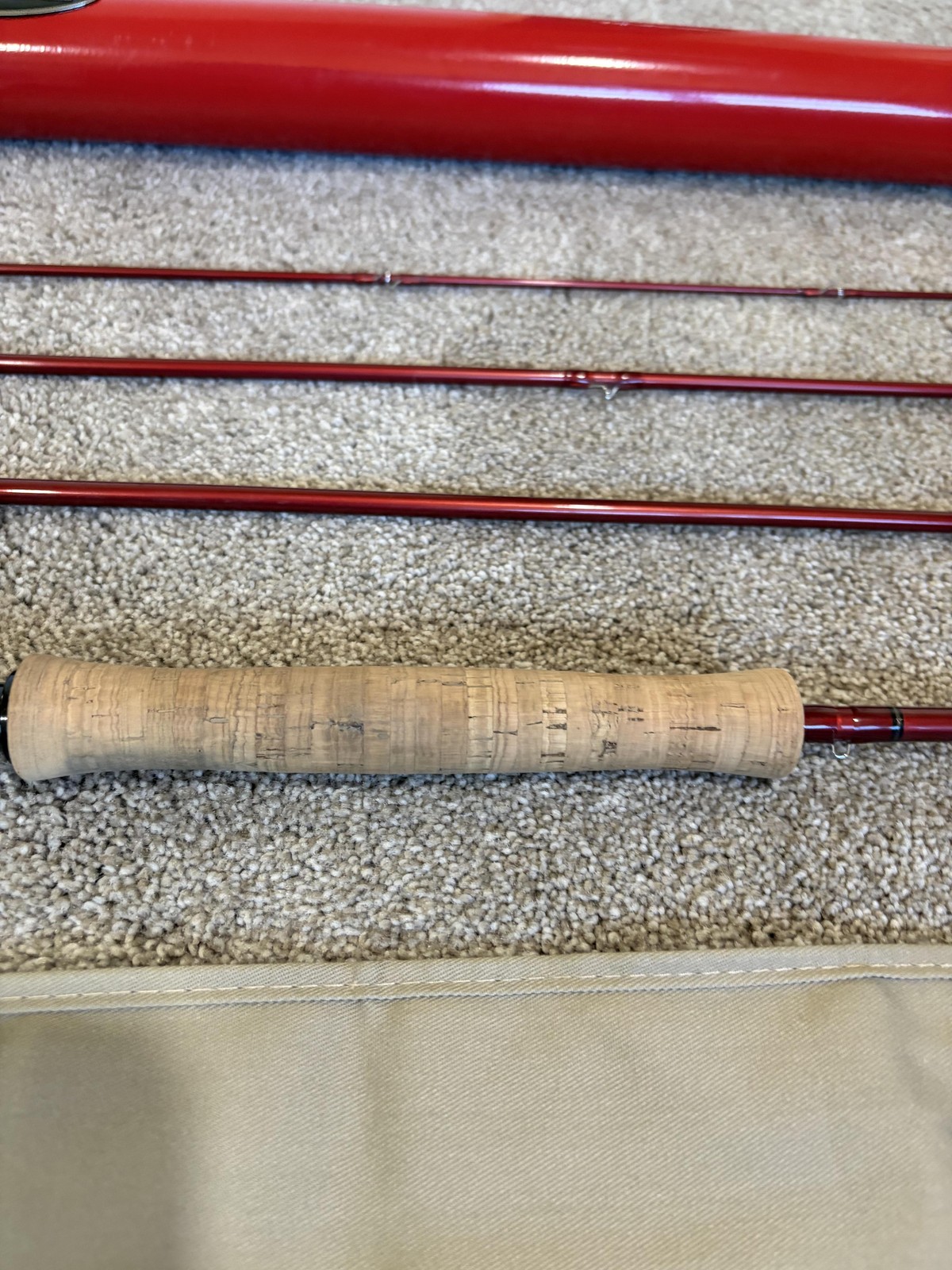 Sage Method 796-4 Fly Rod 9’6 7wt 4 Piece Red Graphite Konnetic Extra Fast Rod