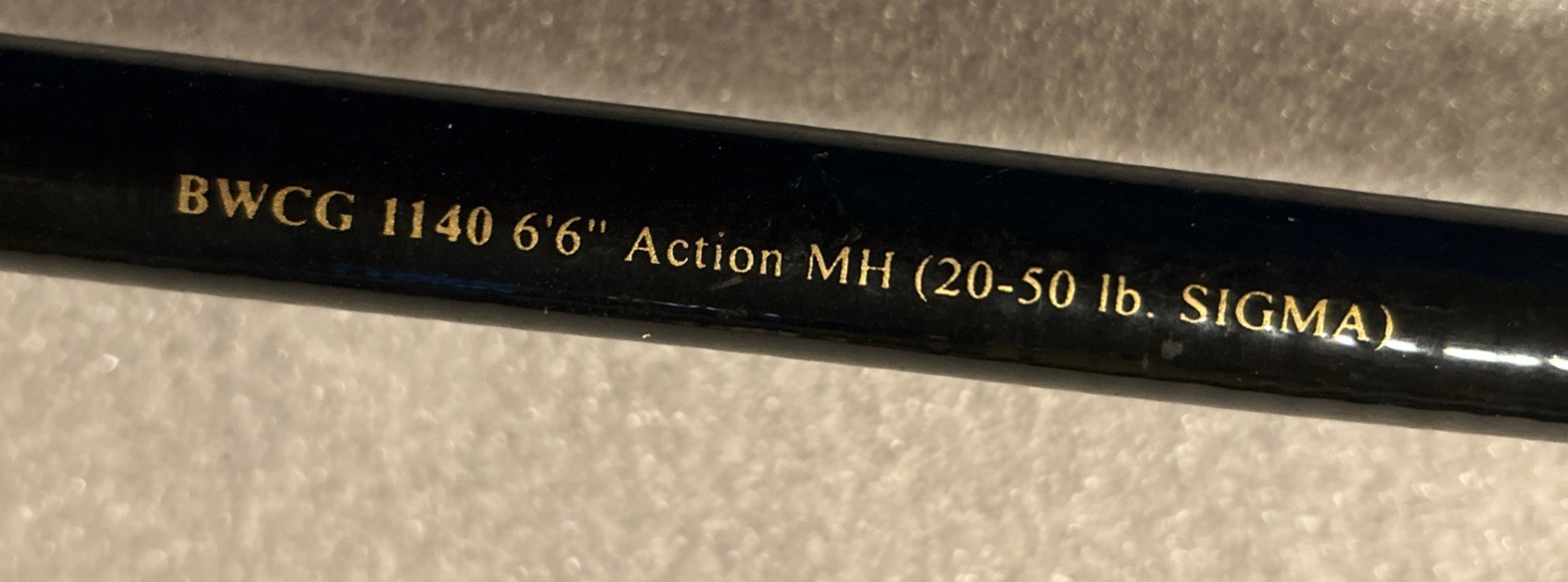 Shakespeare ugly stick BWCG 1140 6’6” MH 20-50# SIGMA never used for wire line