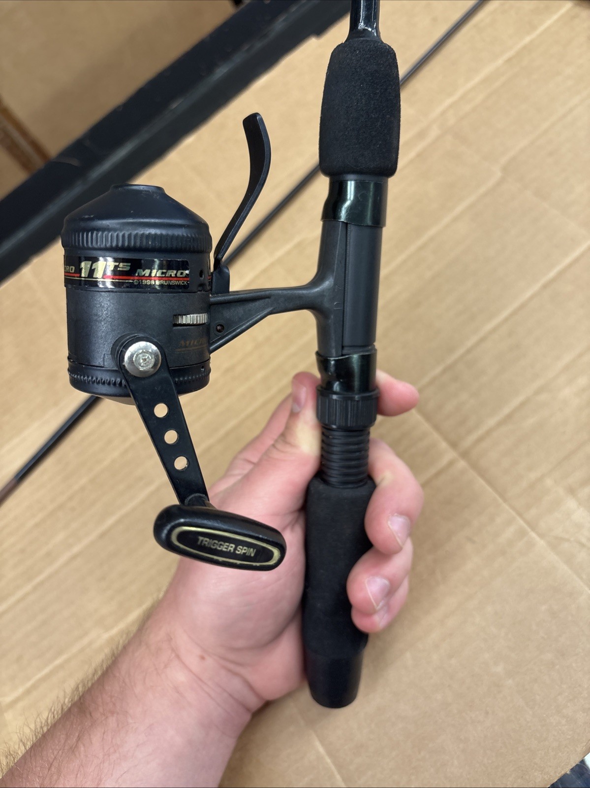 Zebco Micro MZS 46UL Ultra Light 4’6” 2 Piece Fishing Rod