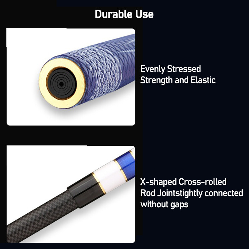 1.5M-5.4M Mini Spinning Fishing Rod Telescopic Carbon Fiber Fishing Pole