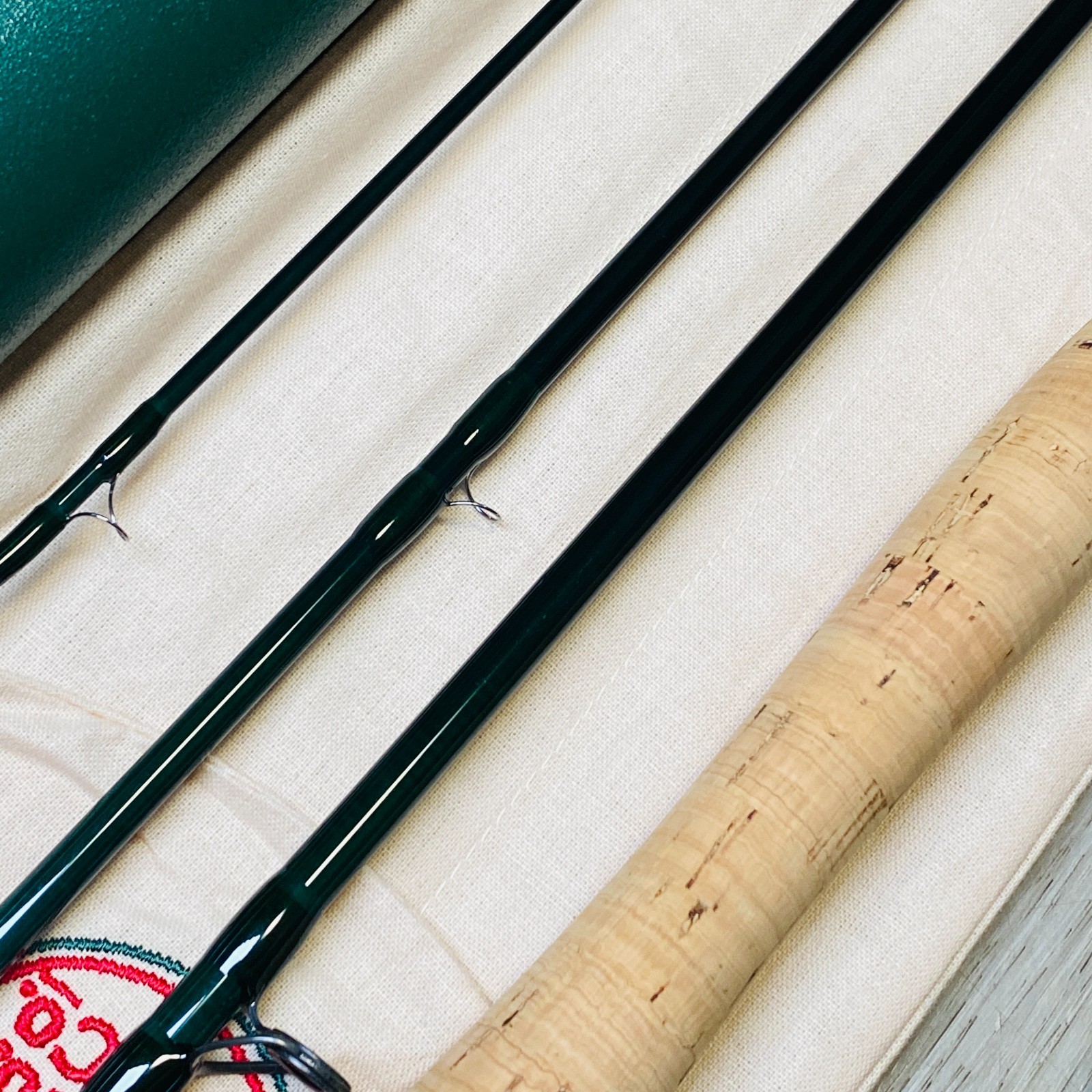 [Beautiful]R.L. Winston Boron IIx 8’6″ 4pcs 5wt Fly Rod Fishing w/tube & sock