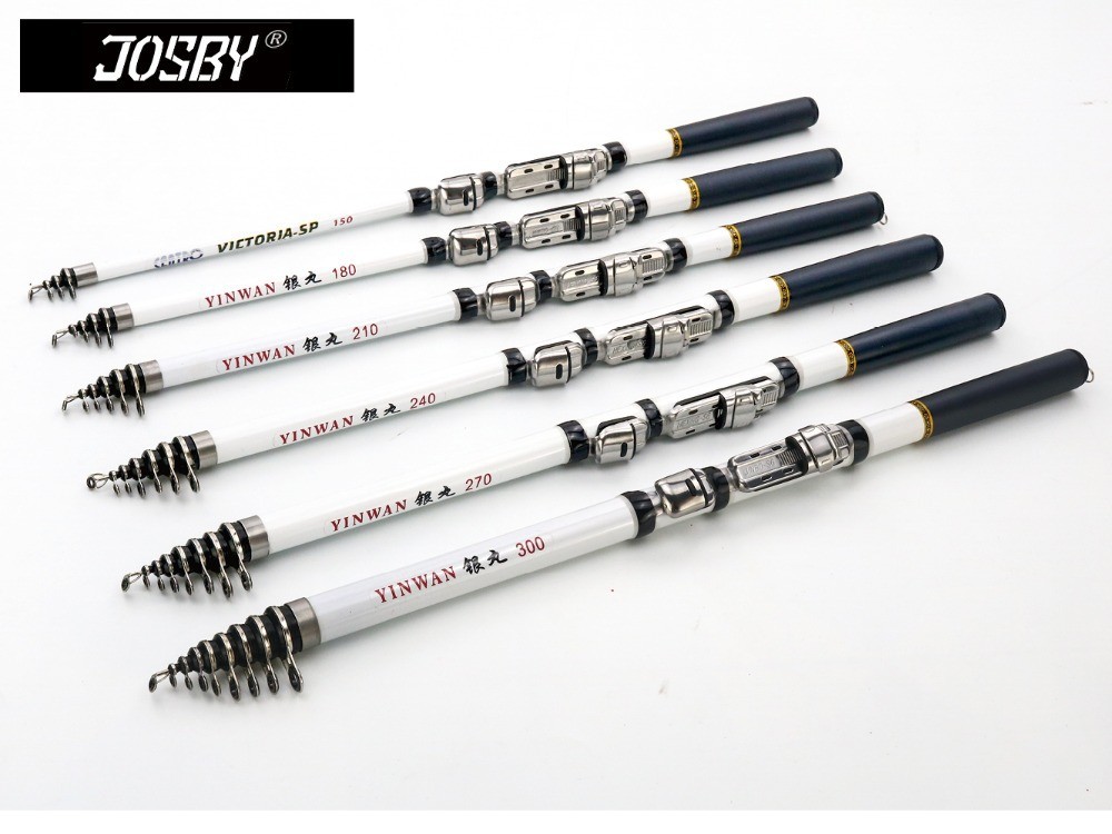 Spinning Rod Rock Fishing Carbon Fiber Mini Telescopic 1.5/1.8/2.1/2.4/2.7/3.0M