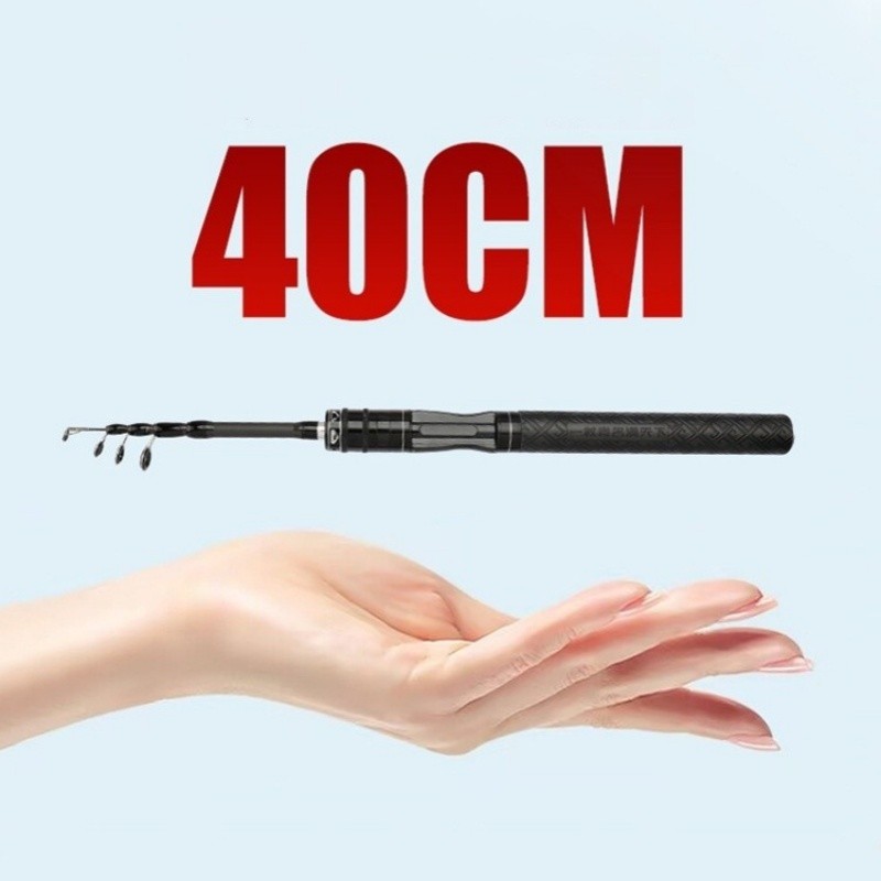 Portable Telescopic Fishing Rod High Carbon Fiber Sensitive Spinning Casting Rod