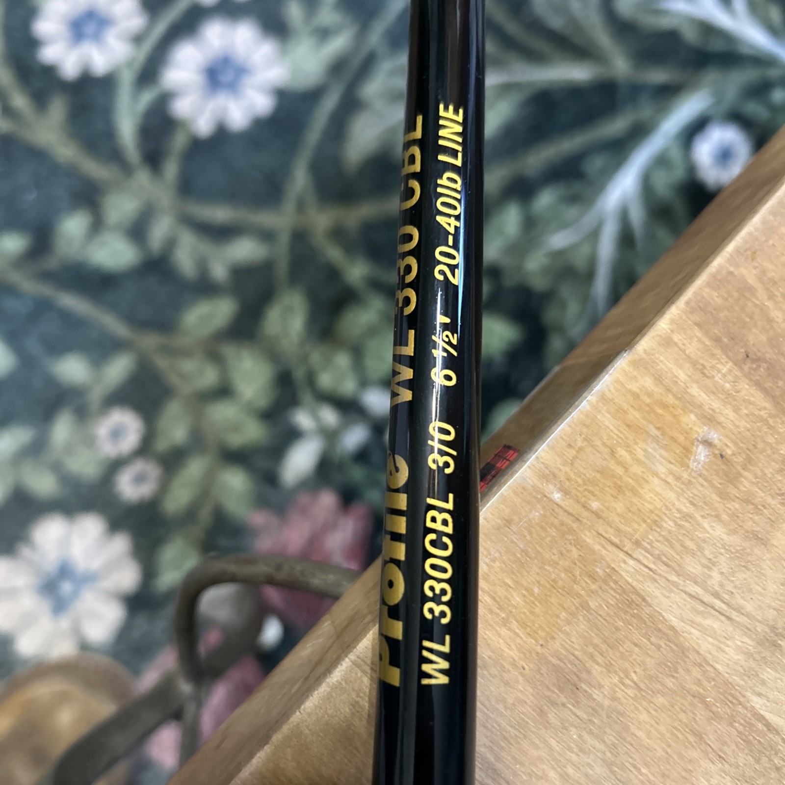 Profile WL 330 CBL 6’1½” 20-40lb Wire Line 3/0 Boat Rod