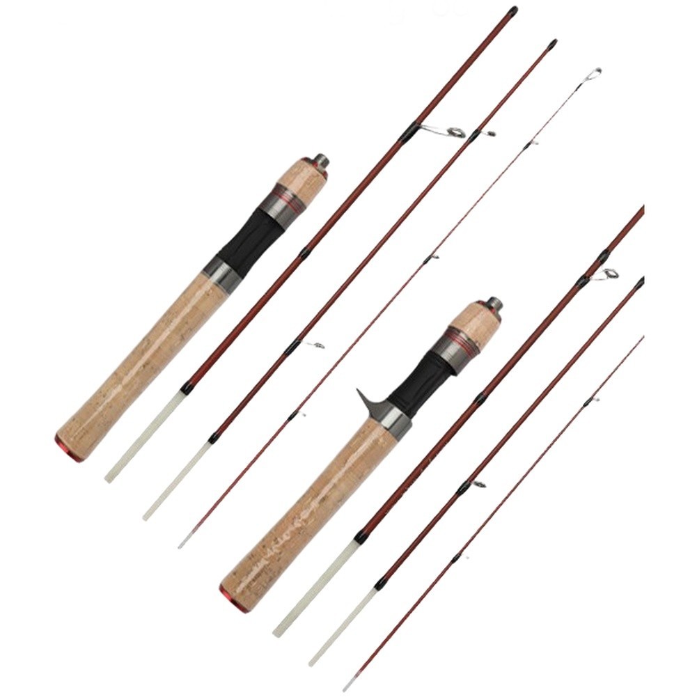 Flexible 1 4m Four Section Fishing Lure Rod for Various Freshwater Fish