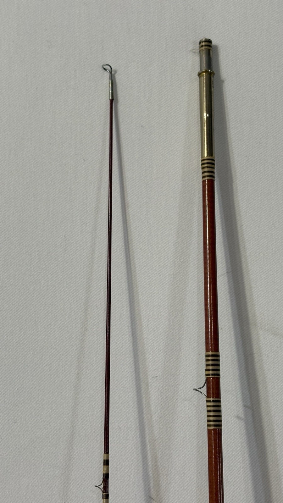 Custom Morosco Fiberglass Fly Rod 8’ 9” 4oz Vintage Made In USA Custom Built
