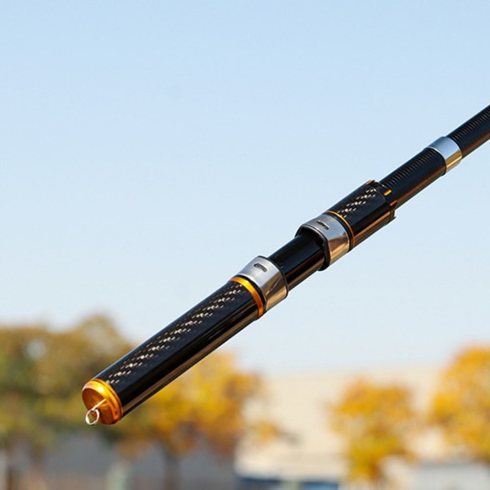 Fiberglass Telescopic Fishing Rod Sea Lakes Rivers Portable 1 8 to for 2 1 Meter