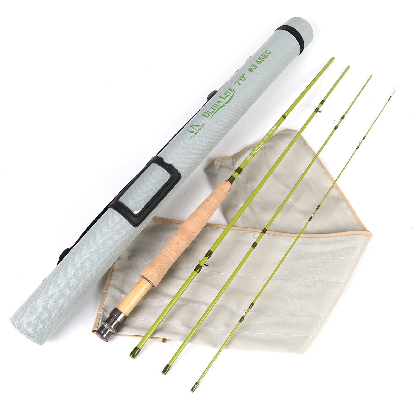 Ultralite Small Streams Fly Fishing Rod 1/2/3WT 6’/6’6″/7’/7’6″ Panfish/Trout