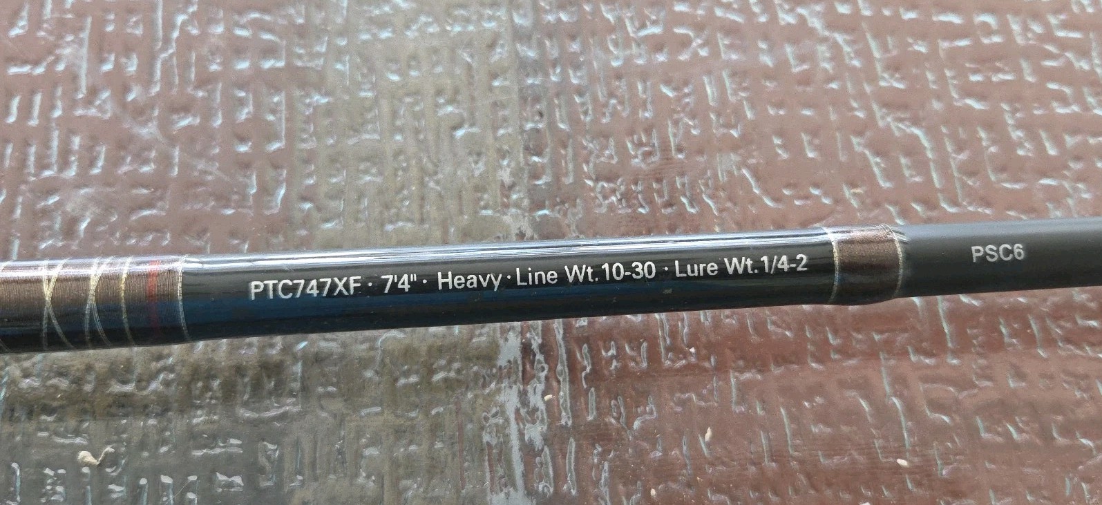 Quantum Tour Edition PT Rod 7’4 Casting 10-30lb Fuji Seat, Guides PTC747XF HSX62