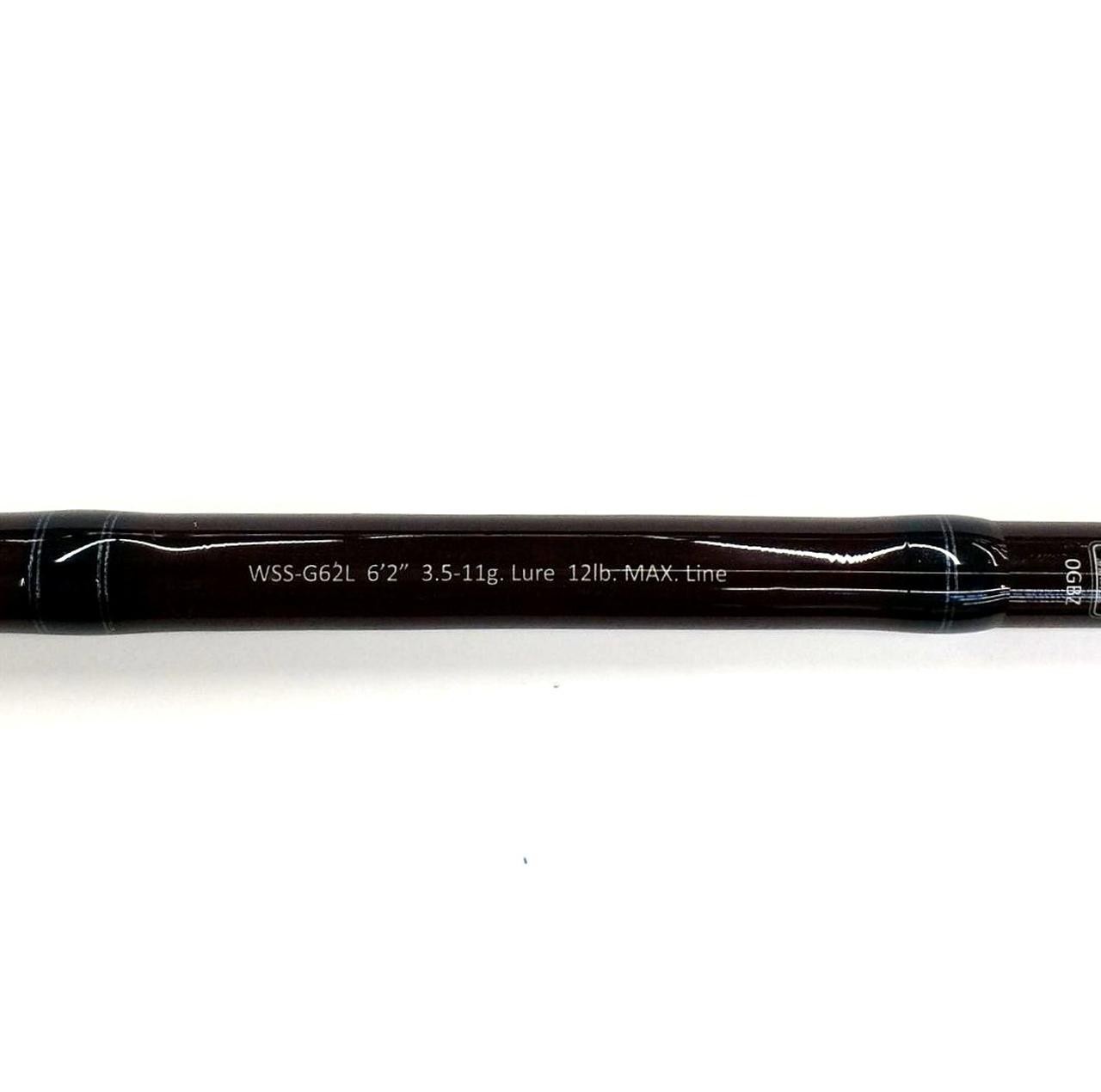 Legit Design WSS-G62L Bass Fishing Rod 6.2ft/188cm, Medium Action