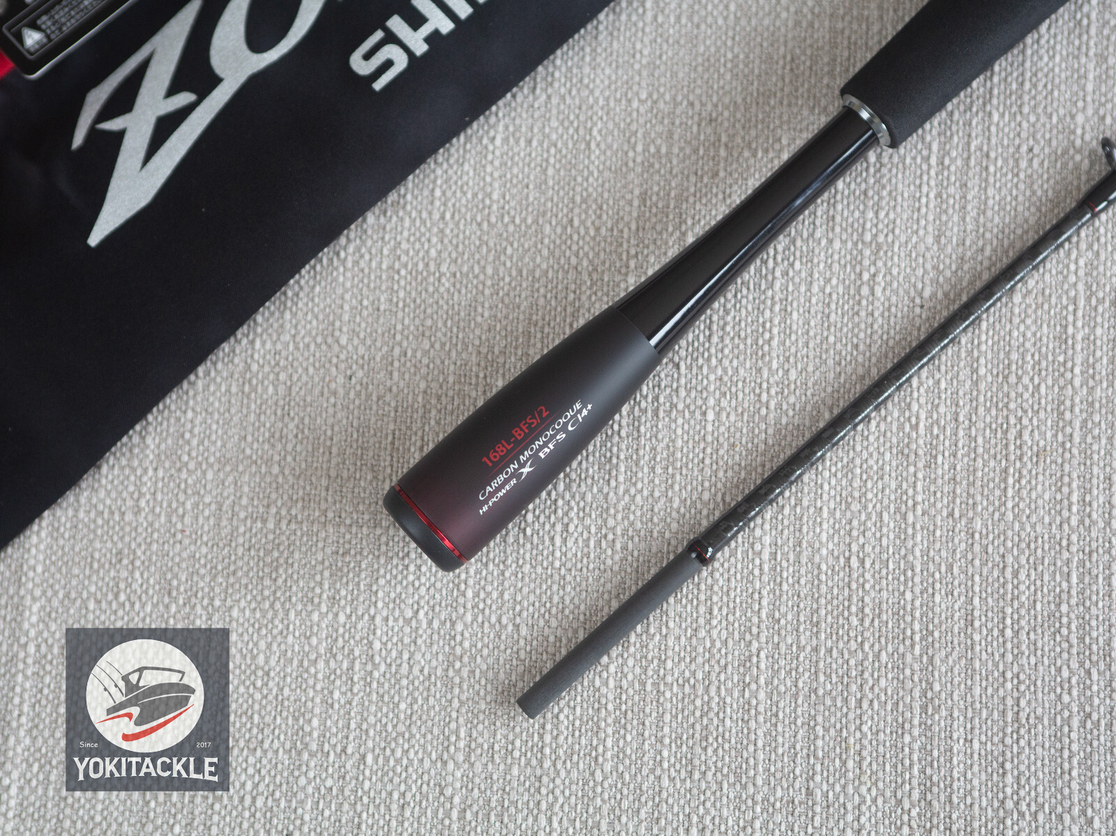 Shimano 20 Zodias 168L-BFS/2 Baitcasting Rod for Bass