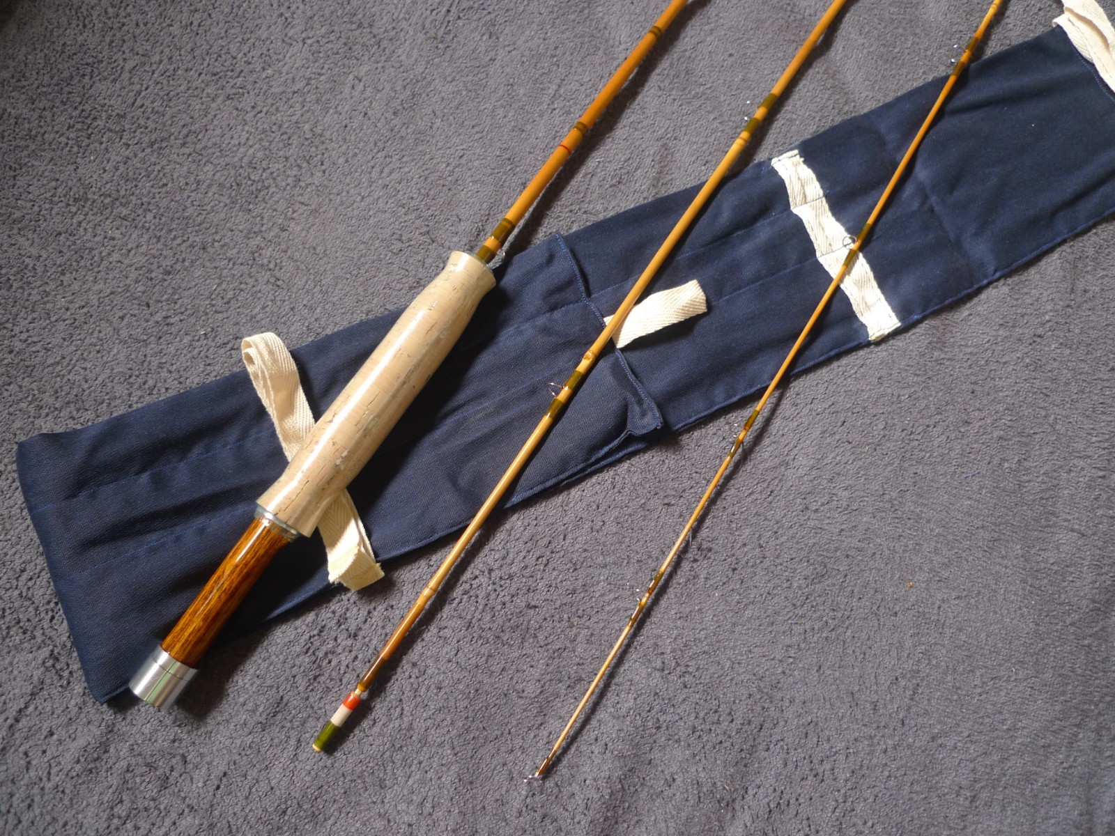 [Japan-made flyrod] 6’4″ #3 3pc unused ‘marutake bamboo flyrod’
