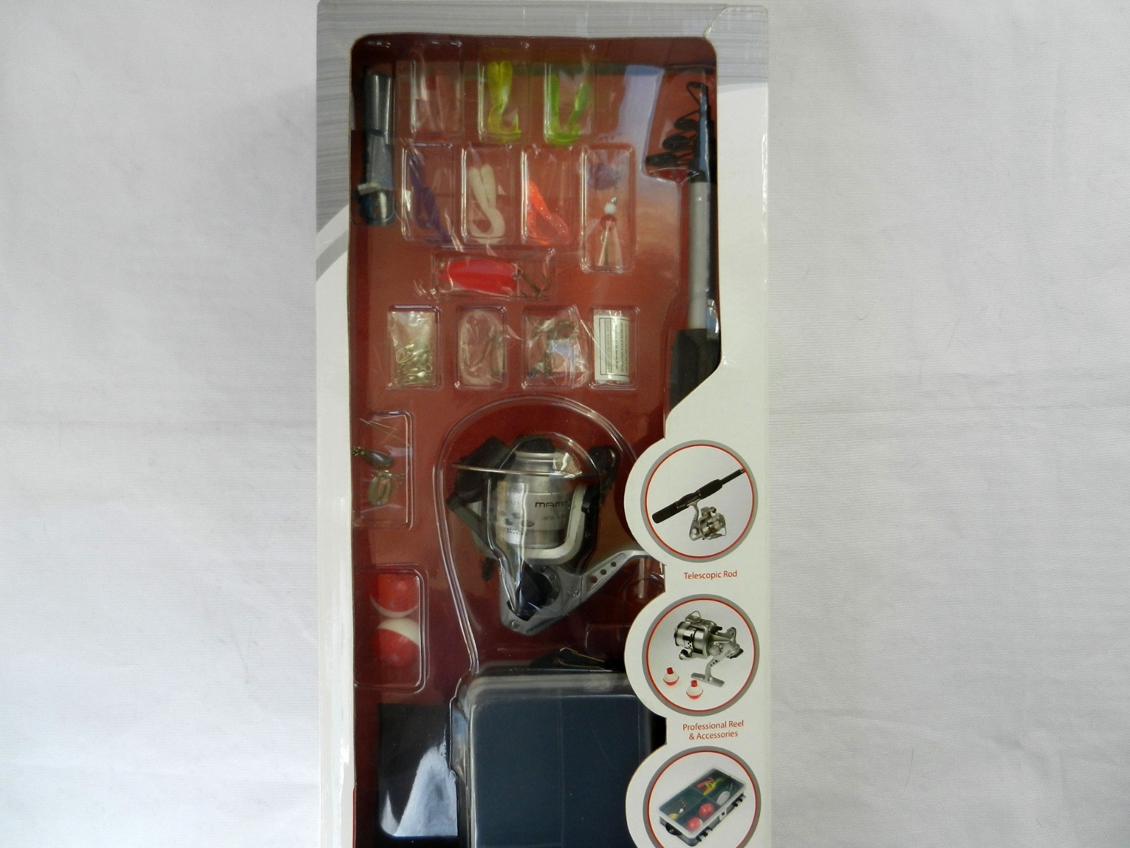 Mammoth Professional Fishing Kit w/ Tackle box (48 Pieces) Brand NEW!