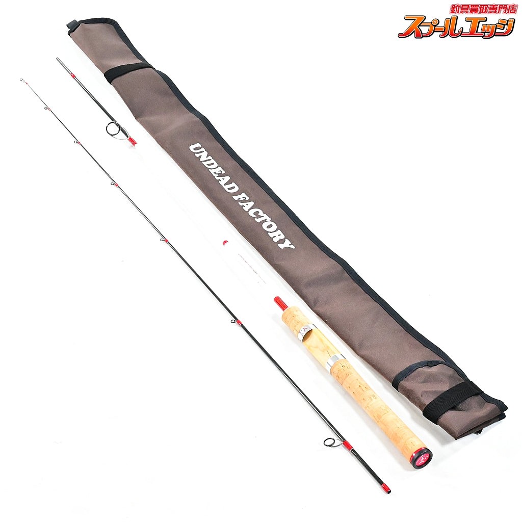 Near Mint UNDEAD FACTORY Laplace-D 60UL Hakuto Cork Ver. Trout Rod #086