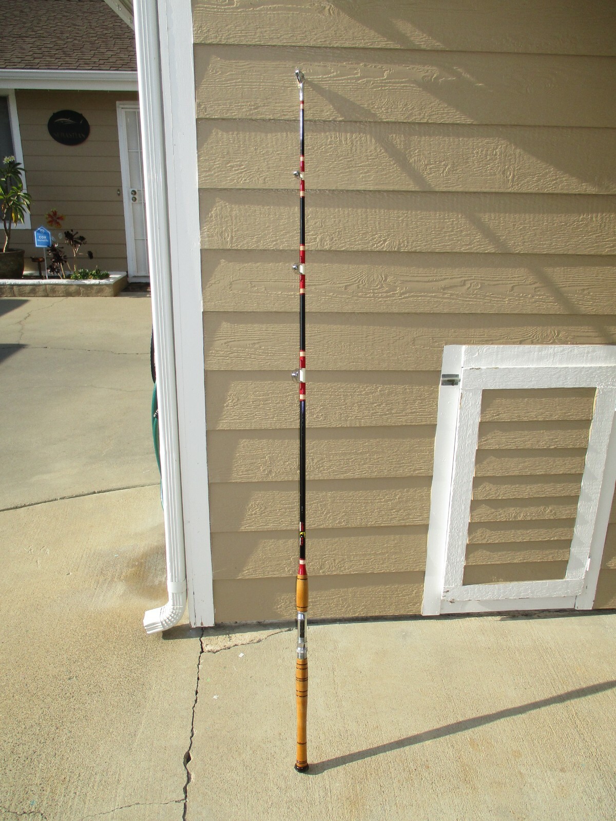 Vintage Tuna King Fishing rod  by Western Hoegee Co. Glendale CA.**6’2′ ****