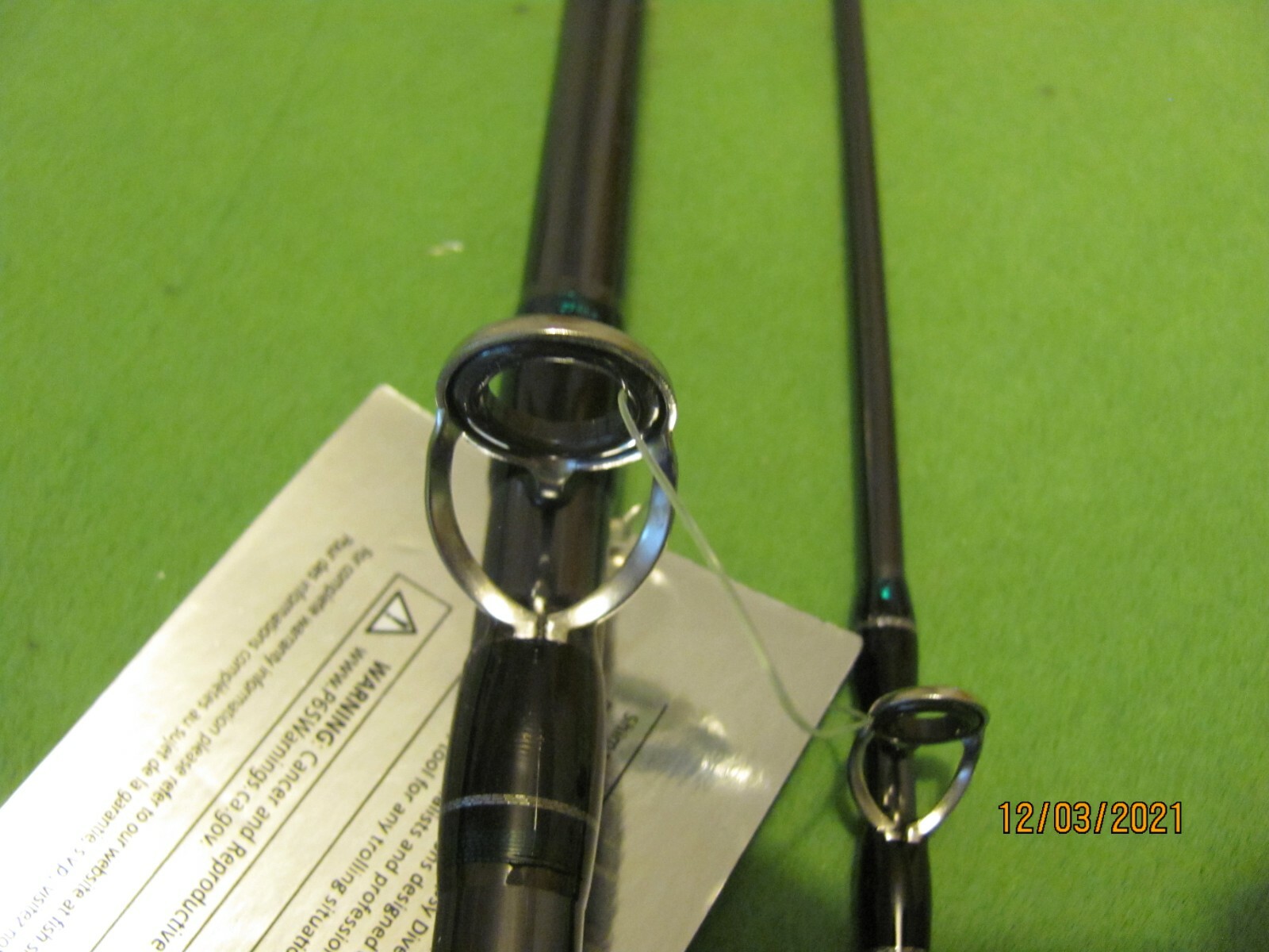 1) SHIMANO TDR 8′ 6″ MED. LIGHT MODERATE FAST ACTION CONVENTIONAL TROLLING ROD.