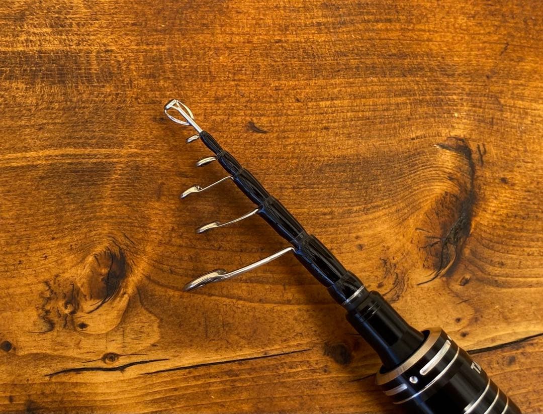 Spinning Telescopic Rod 5ft Trout Mountain Stream Carbon Monocoque Compact