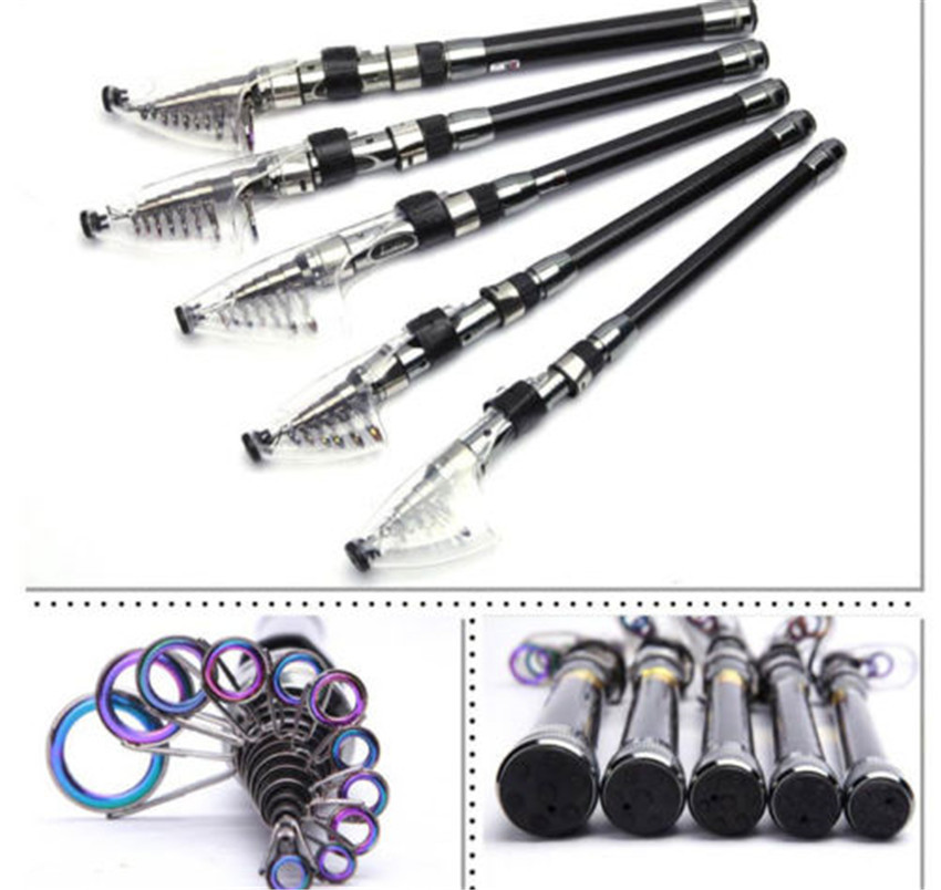 Mini 2.1m 2.4m 2.7m 3m 3.6m telescopic pier beach spinning fishing rod CW:30-80g